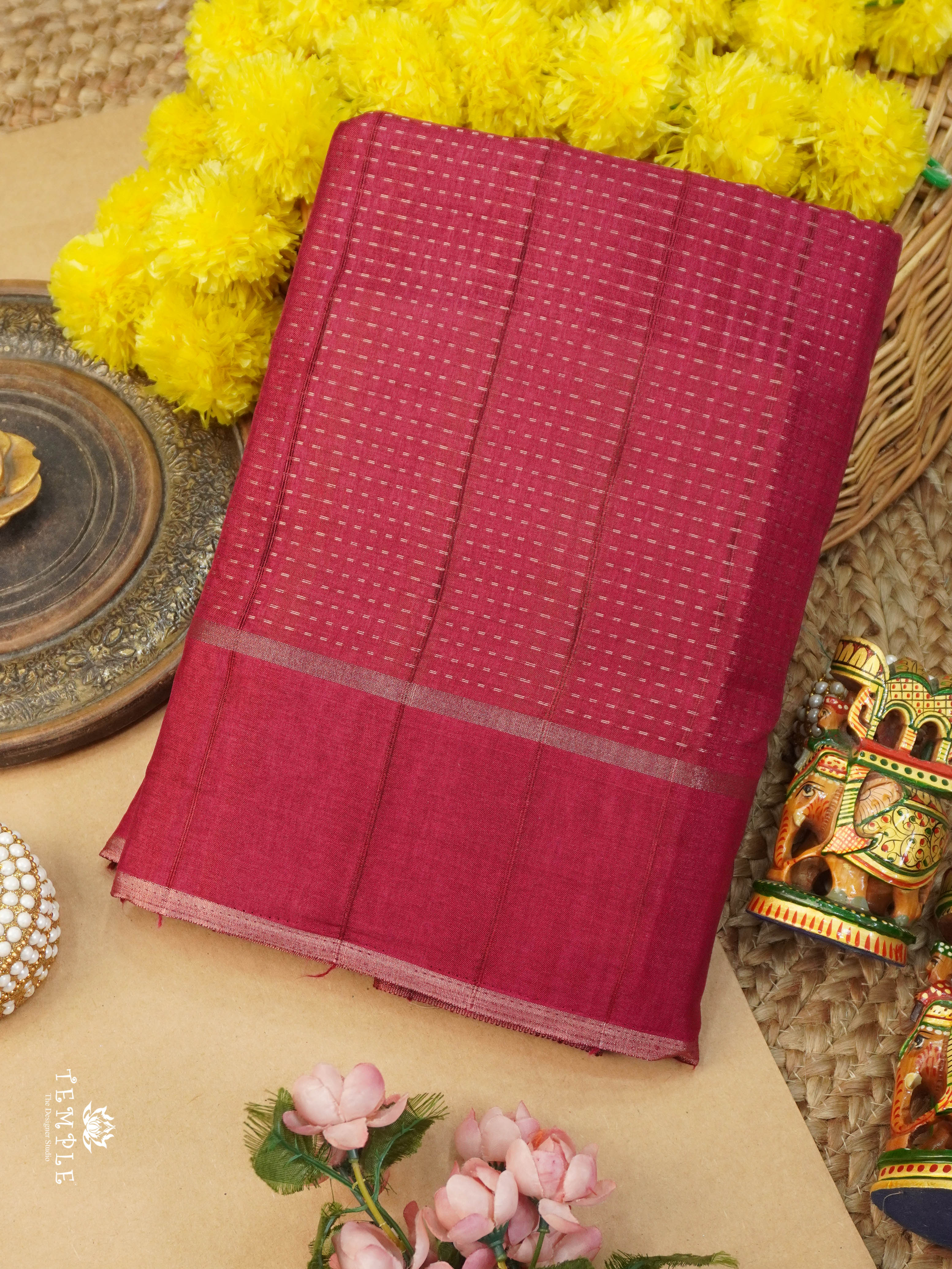 Handloom Matka Silk Saree | TTDS2896