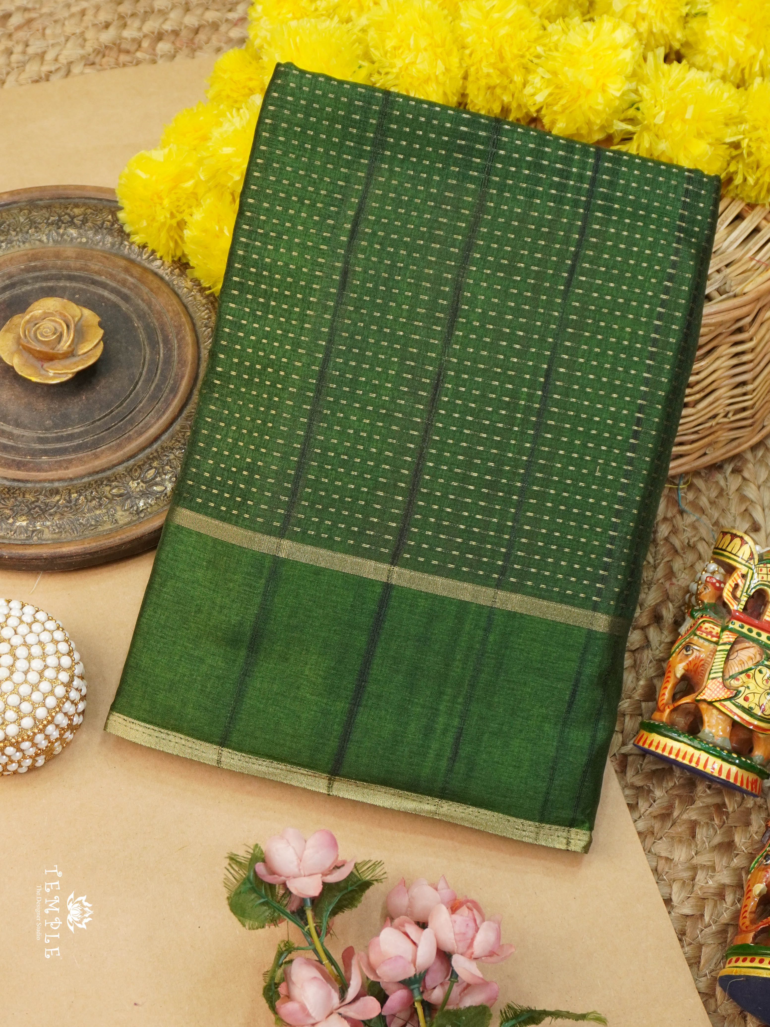 Handloom Matka Silk Saree | TTDS2896