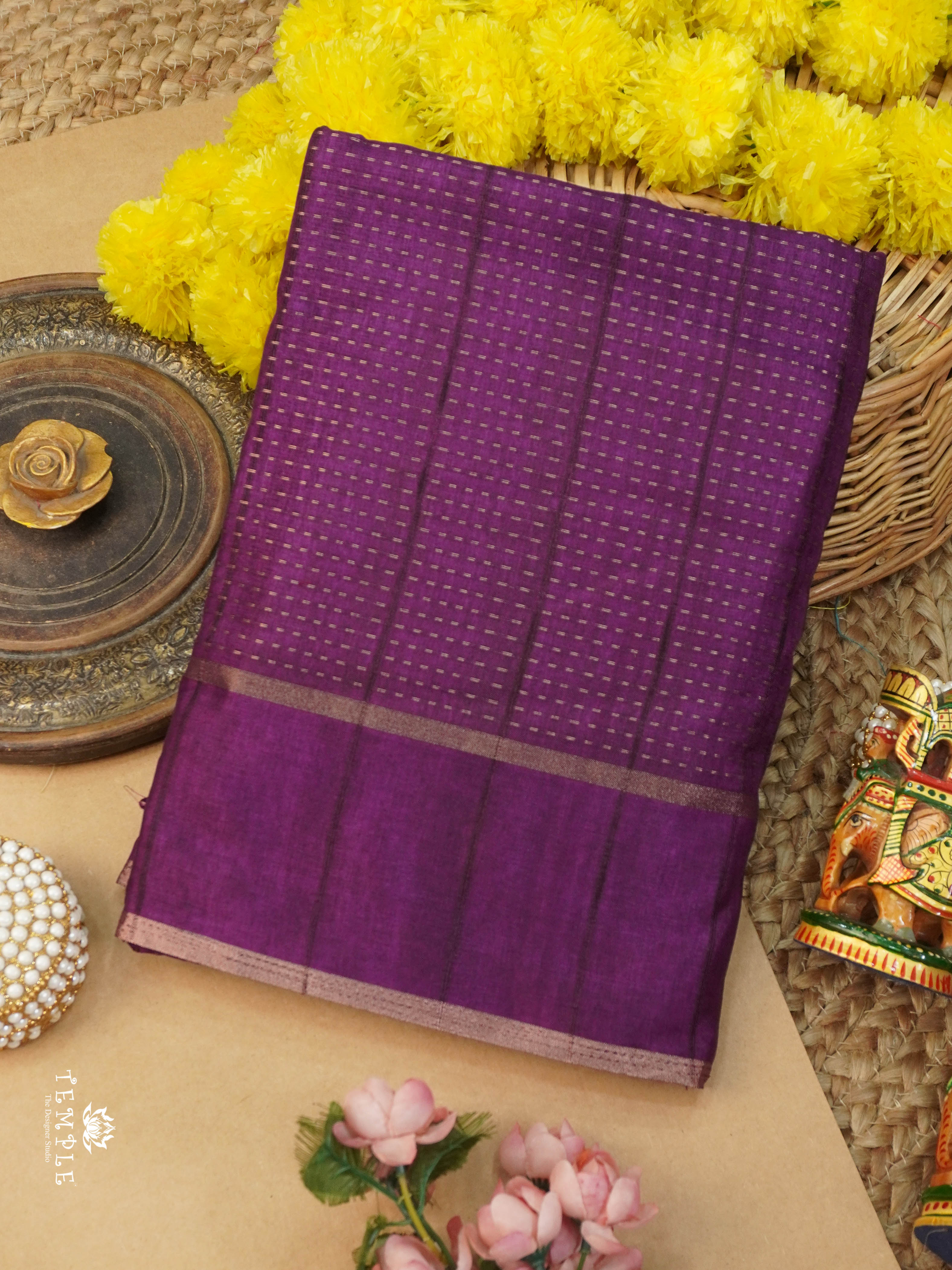 Handloom Matka Silk Saree | TTDS2896