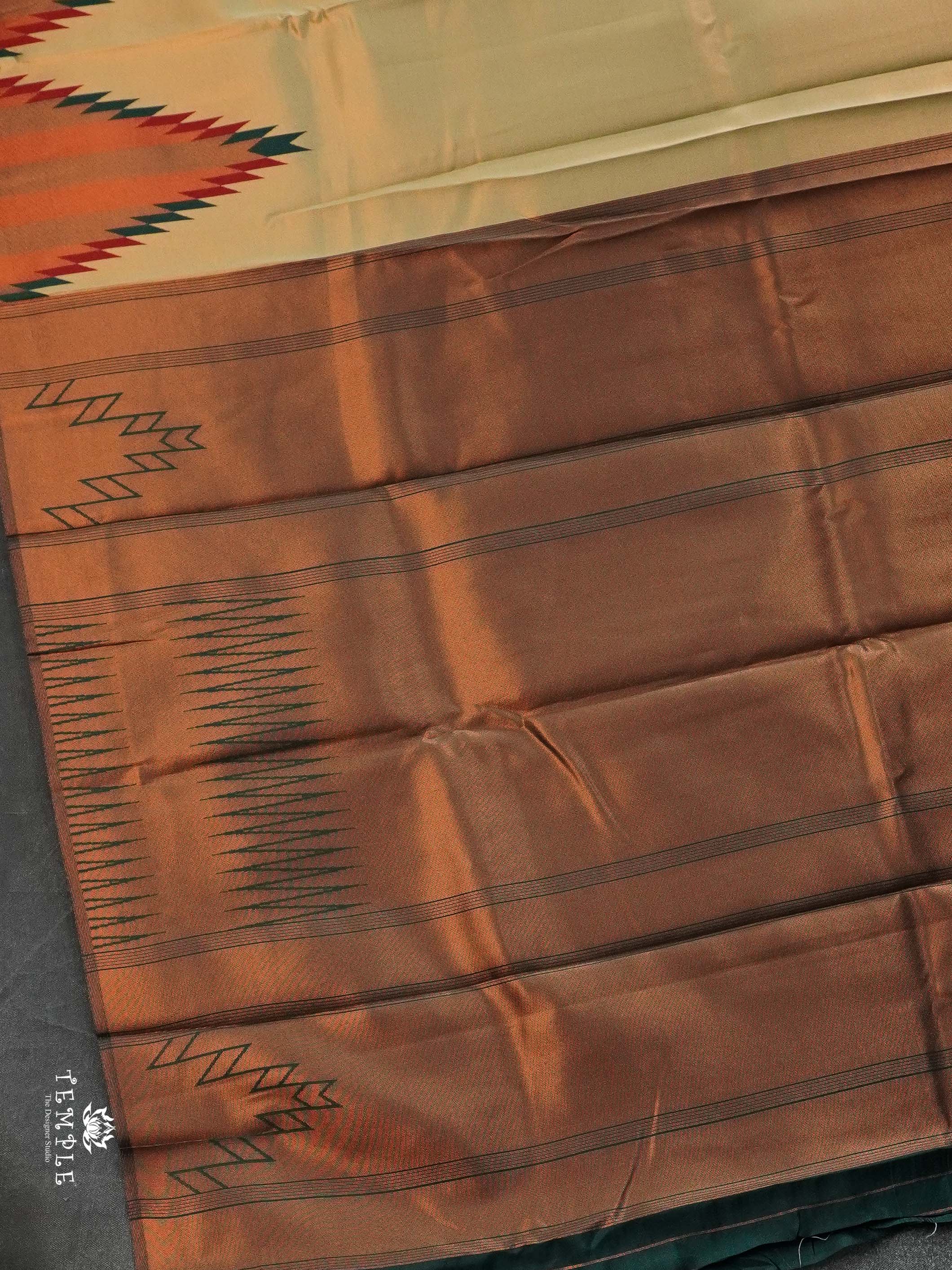 Tissue Brocade SIlk Saree | TTDS2378