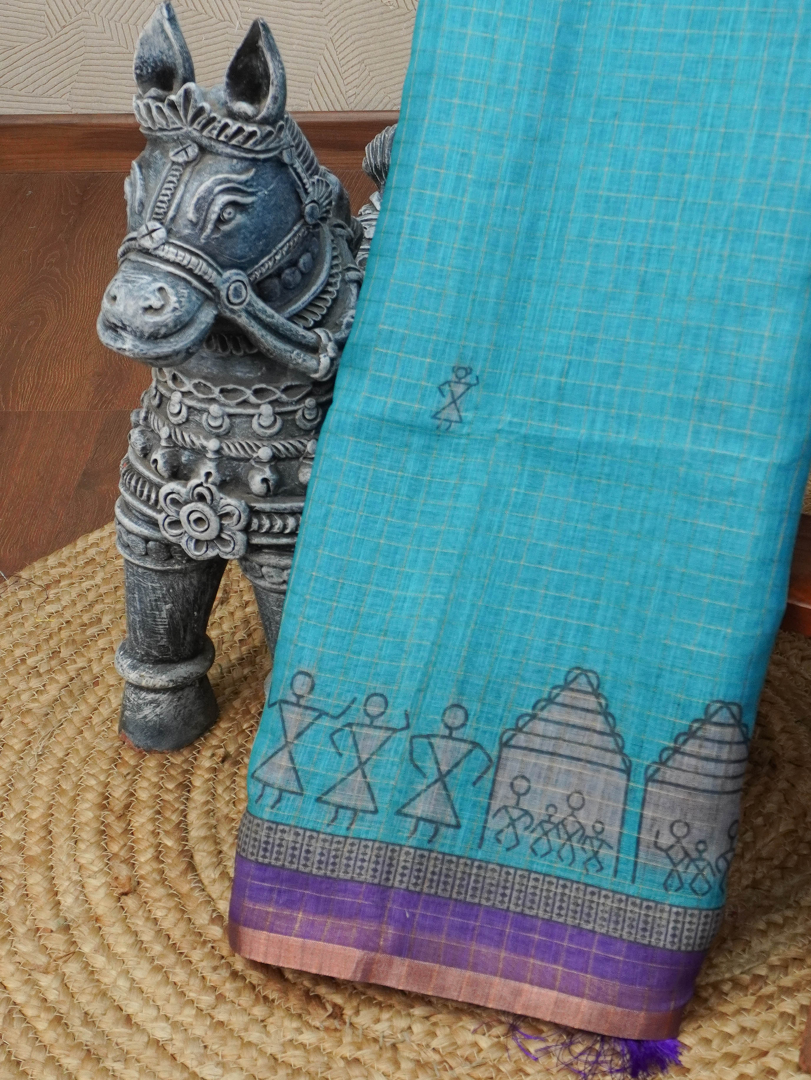 Linen Cotton Saree | TTDS3304