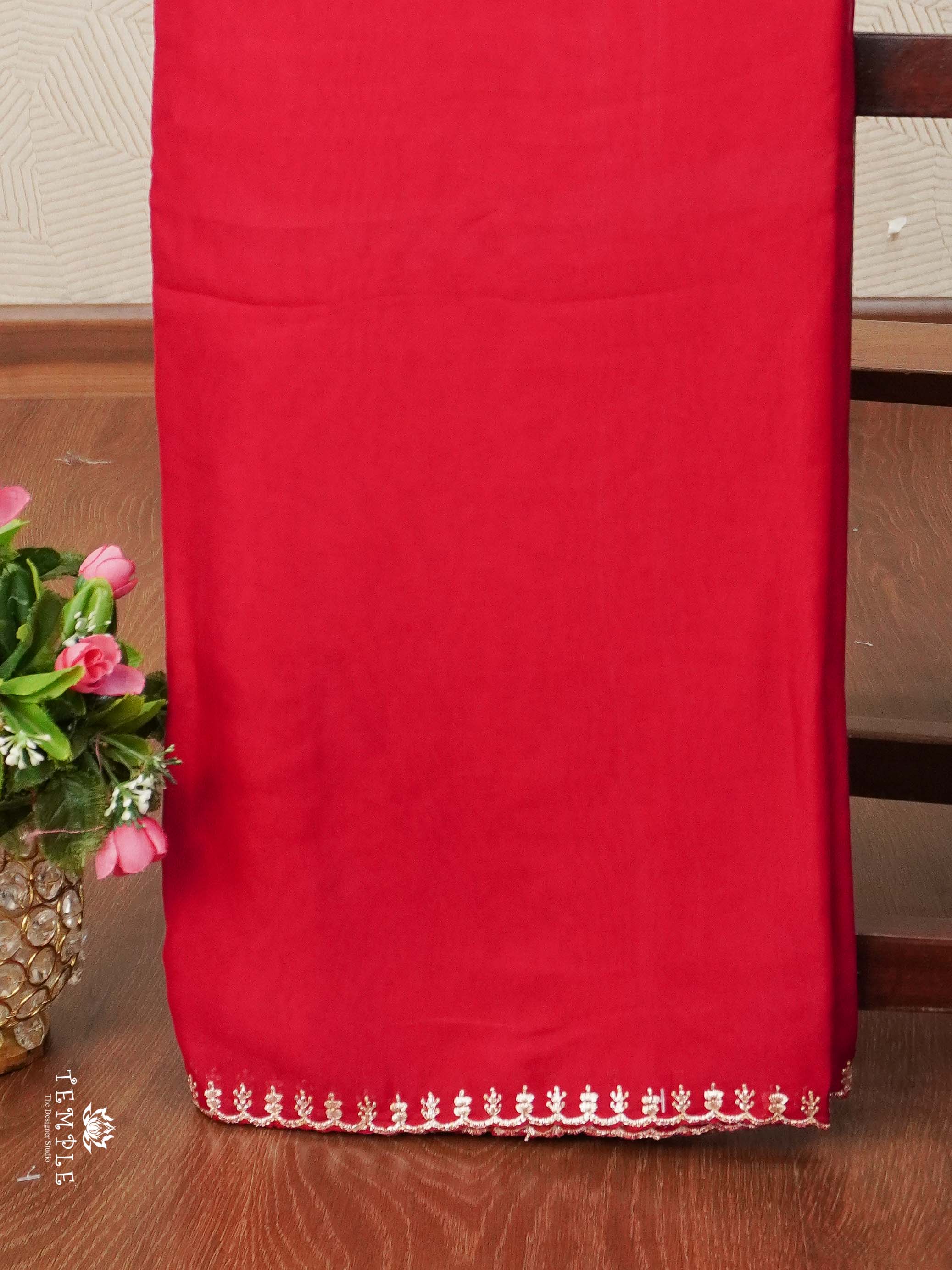 Designer Saree With Embroidery Blouse | TTDS2371