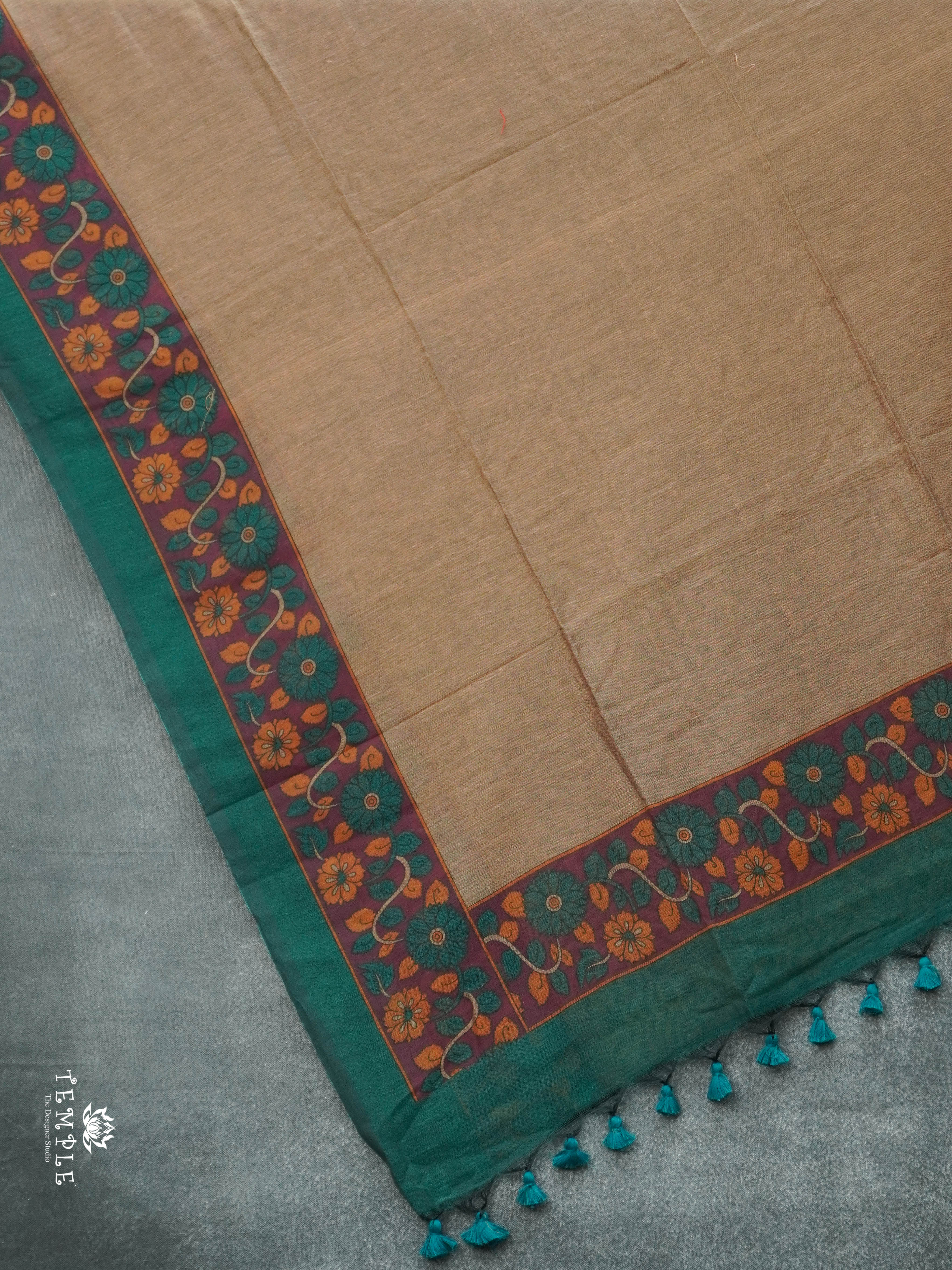 Slub Cotton Saree | TTDS2899