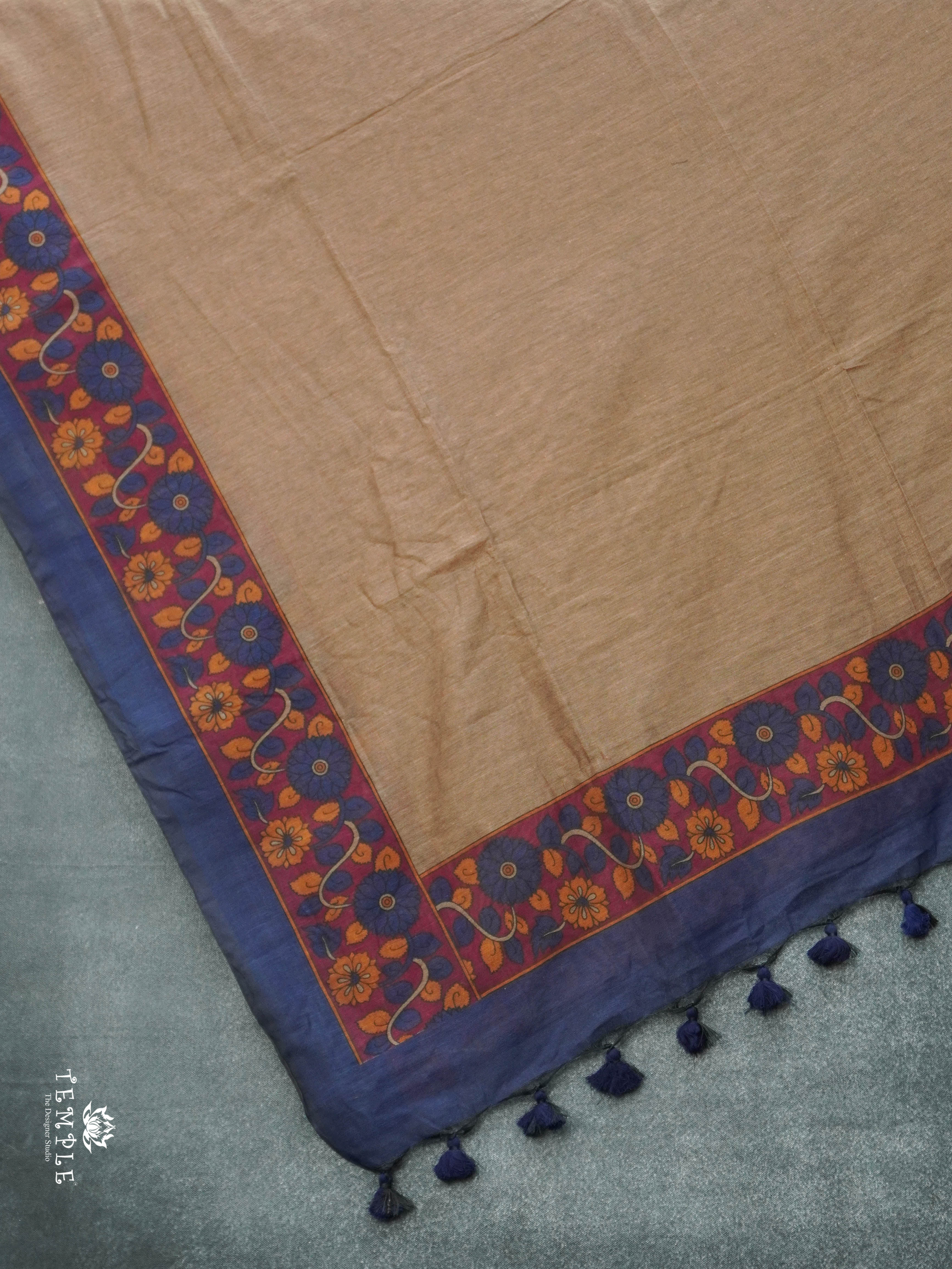 Slub Cotton Saree | TTDS2899