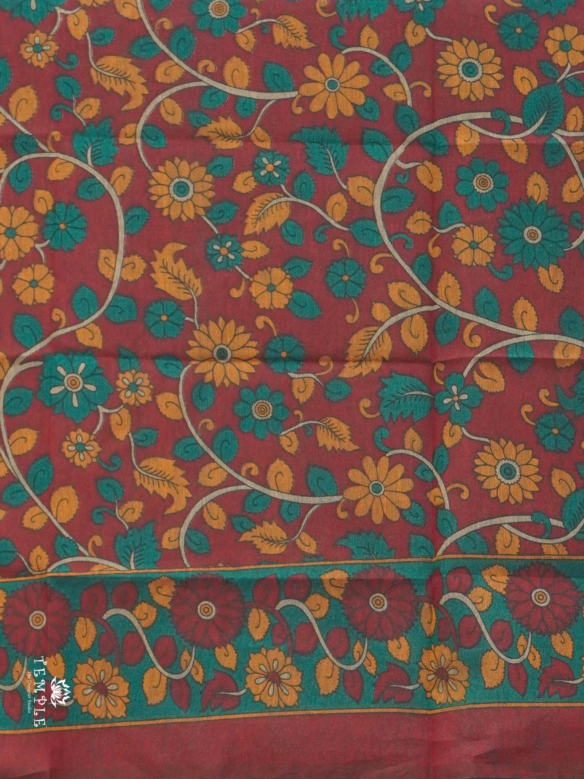 Slub Cotton Saree | TTDS2899