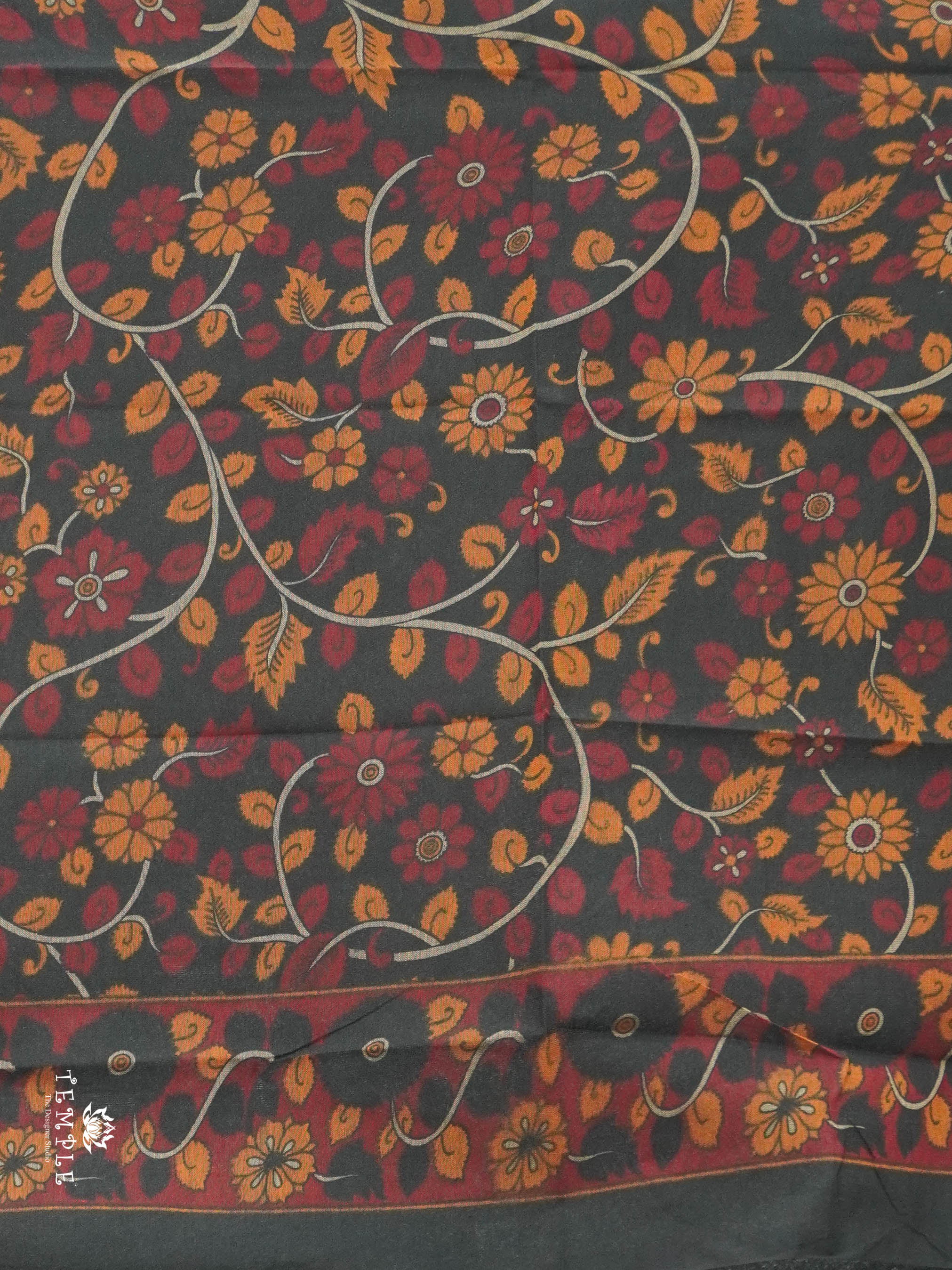 Slub Cotton Saree | TTDS2899