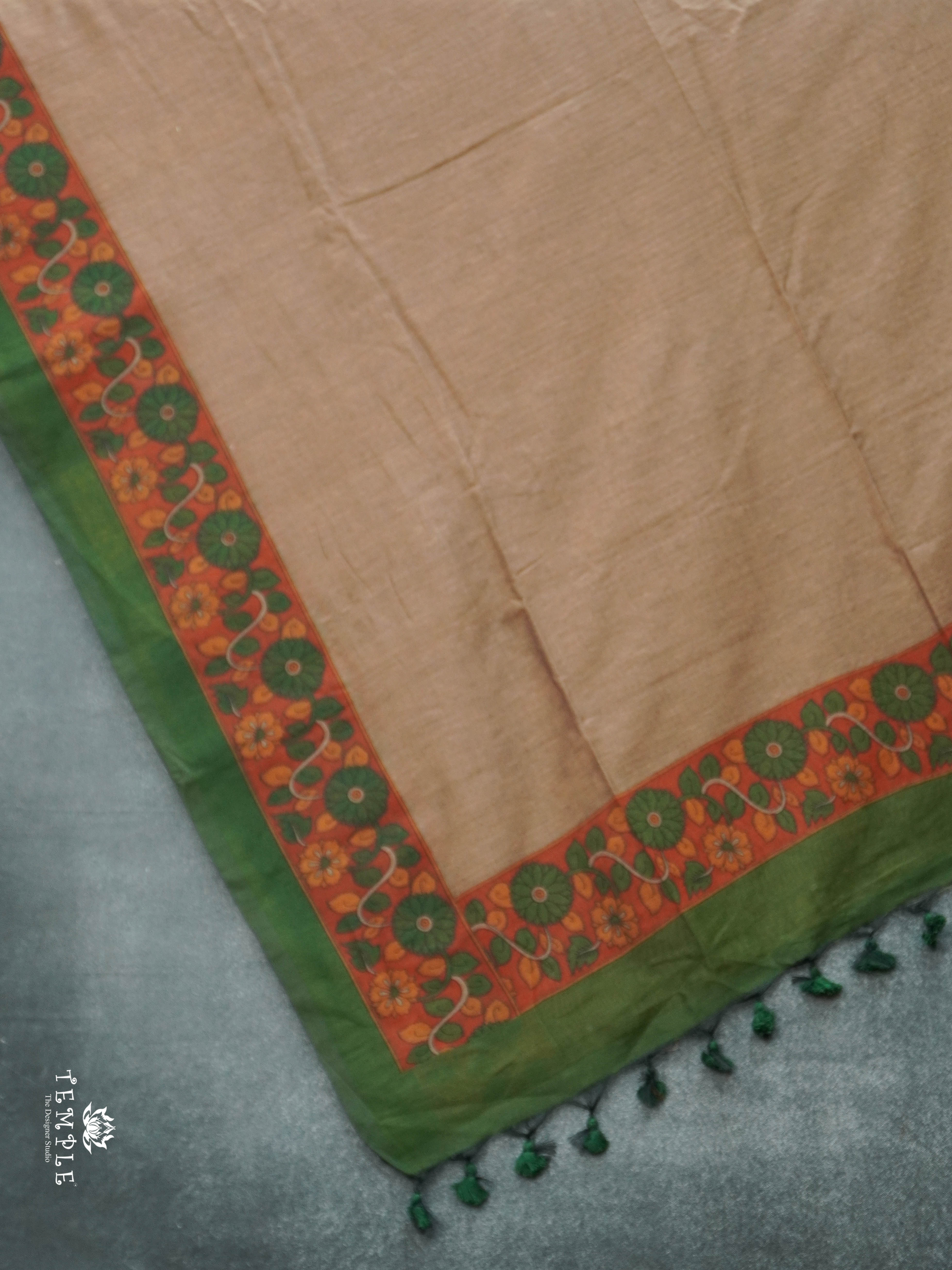 Slub Cotton Saree | TTDS2899
