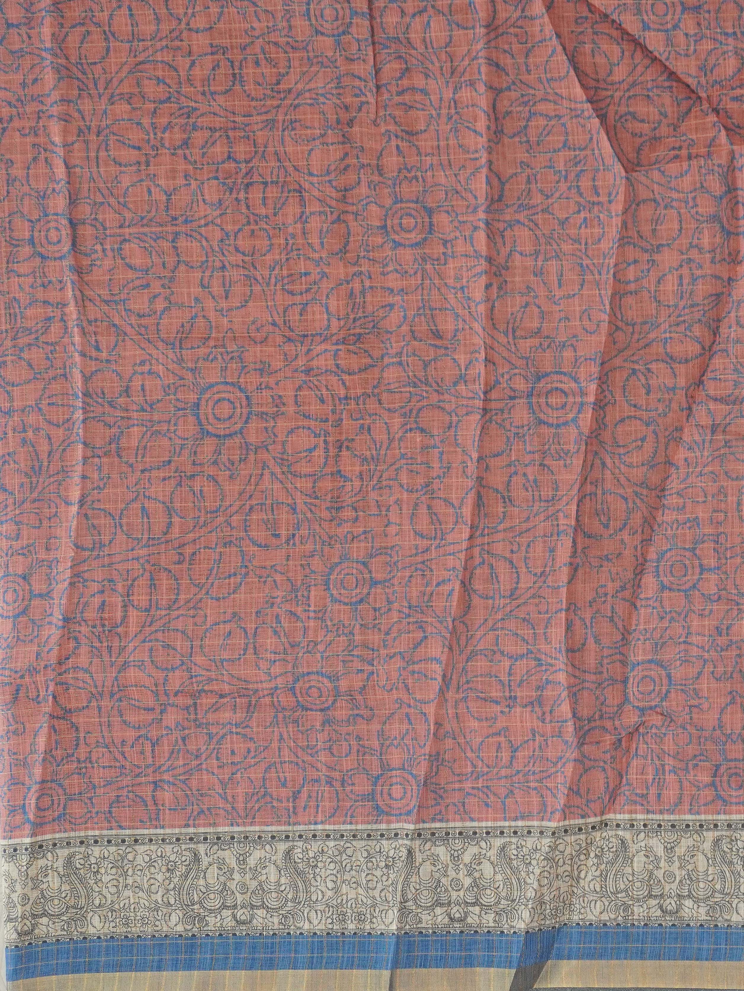 Linen Cotton Saree | TTDS3286