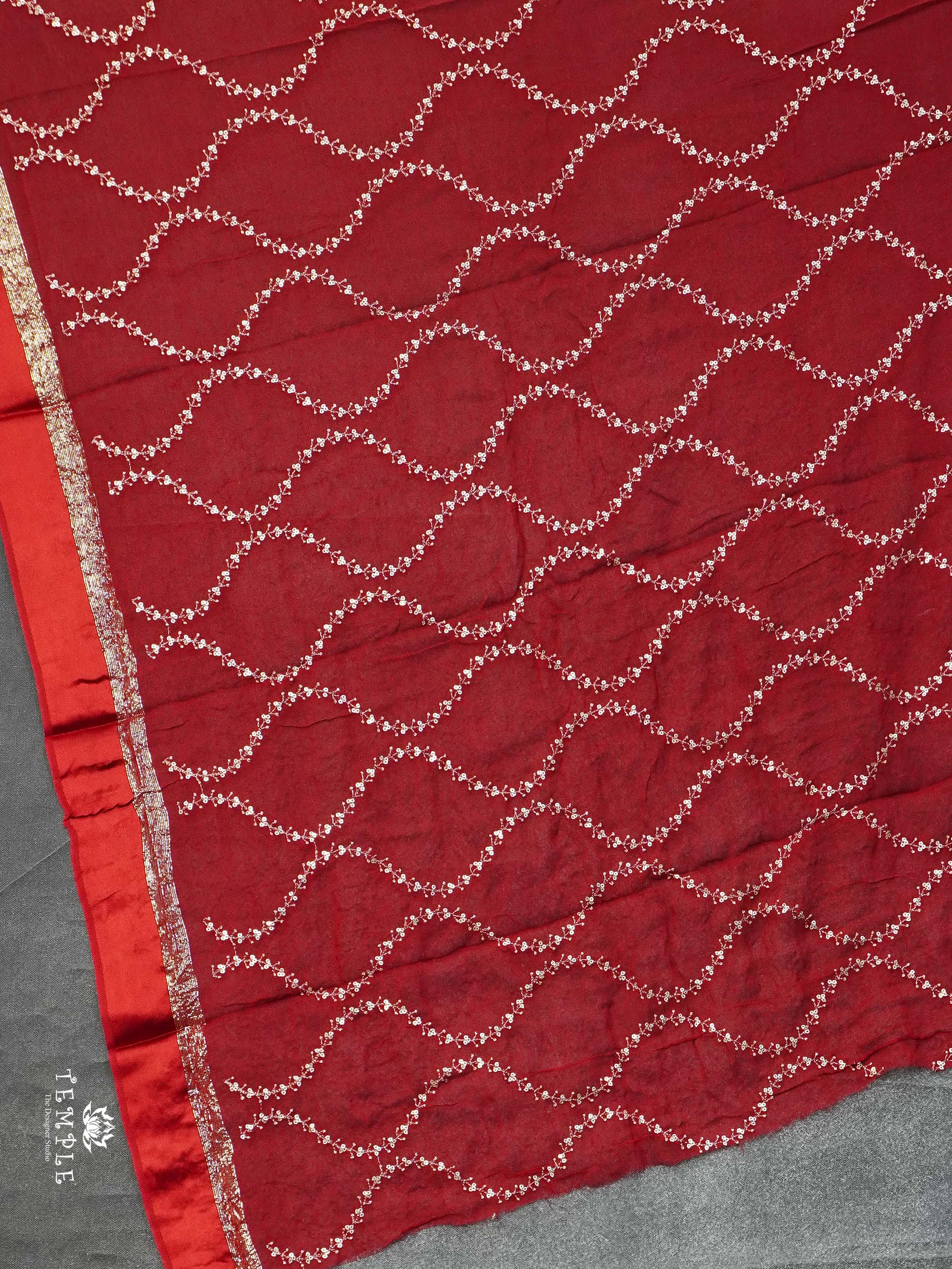 Designer Georgette Saree | TTDS2382