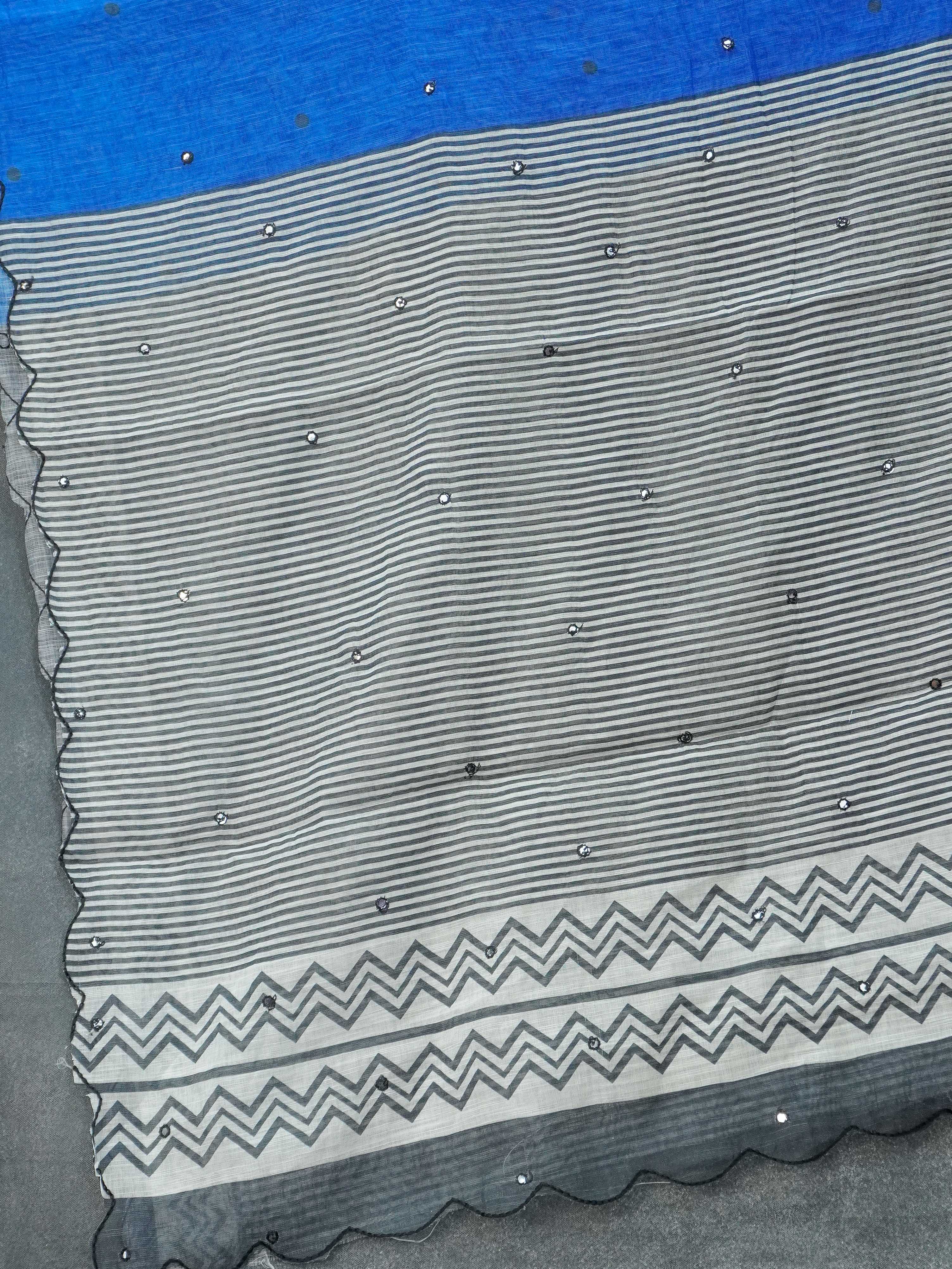 Linen Cotton Saree | TTDS3288
