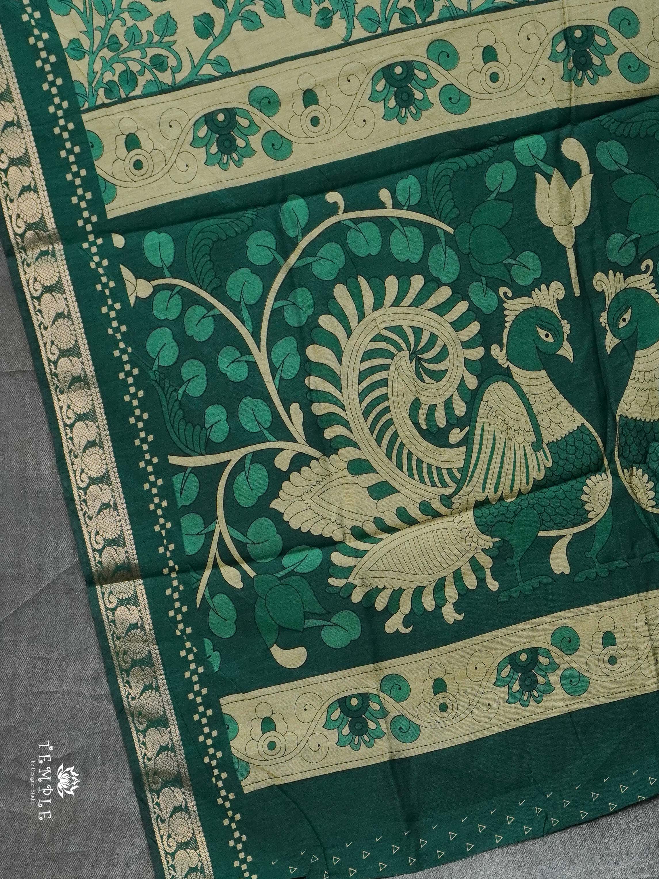 Floral Design mangalagiri Coton Saree | TTDS2385