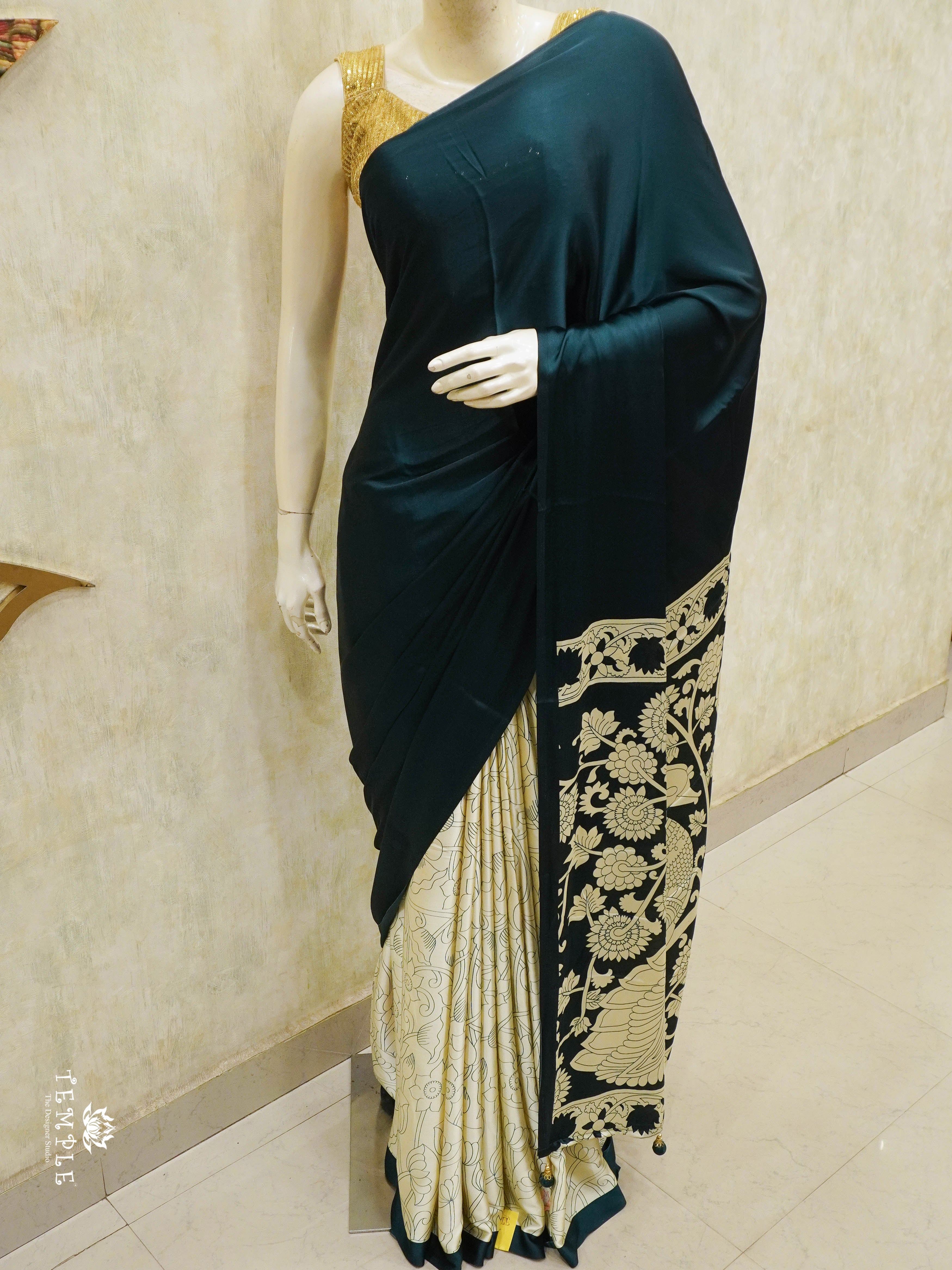 Modal Silk Saree (Half & Half) | TTDS2901