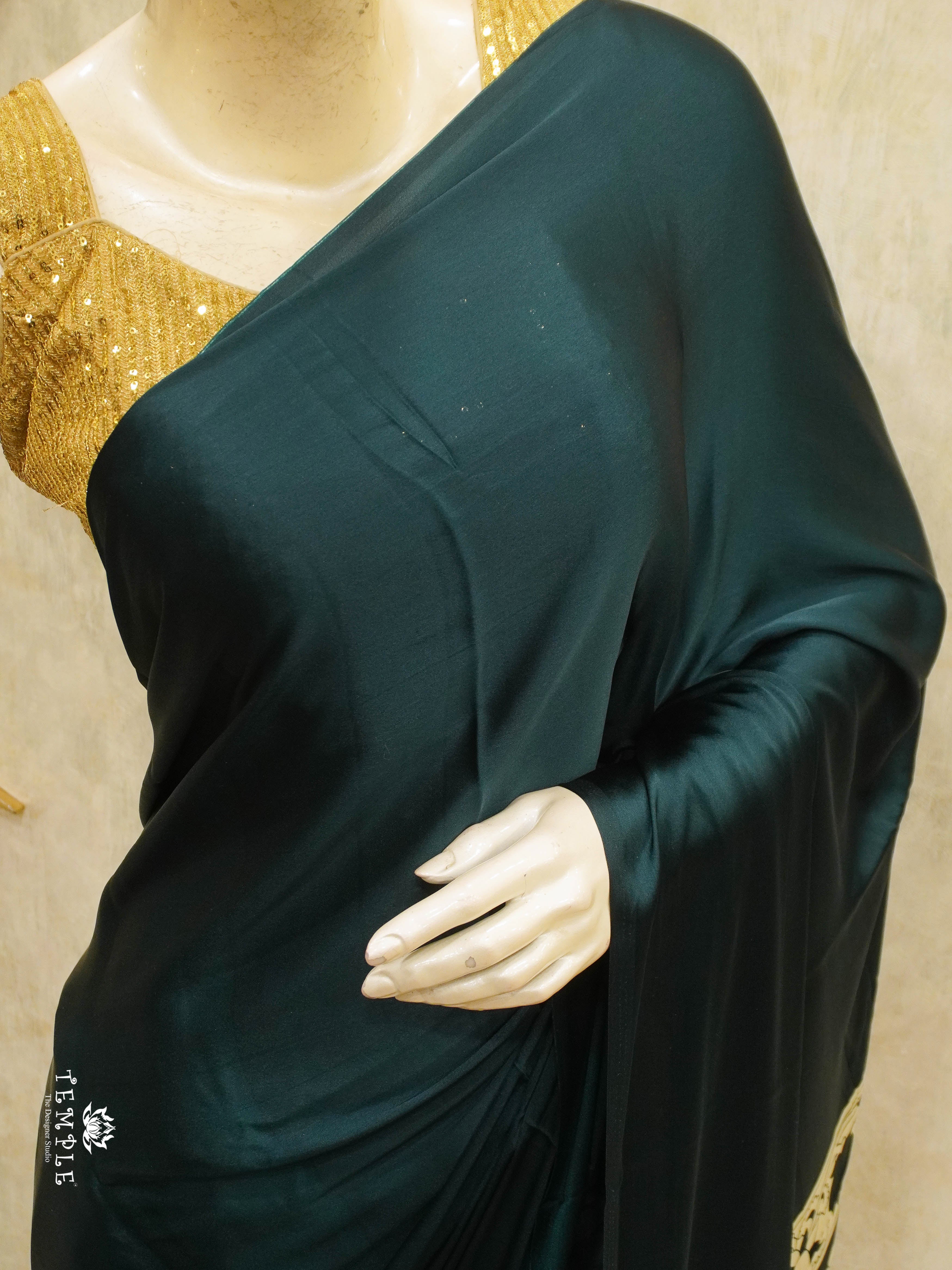 Modal Silk Saree (Half & Half) | TTDS2901