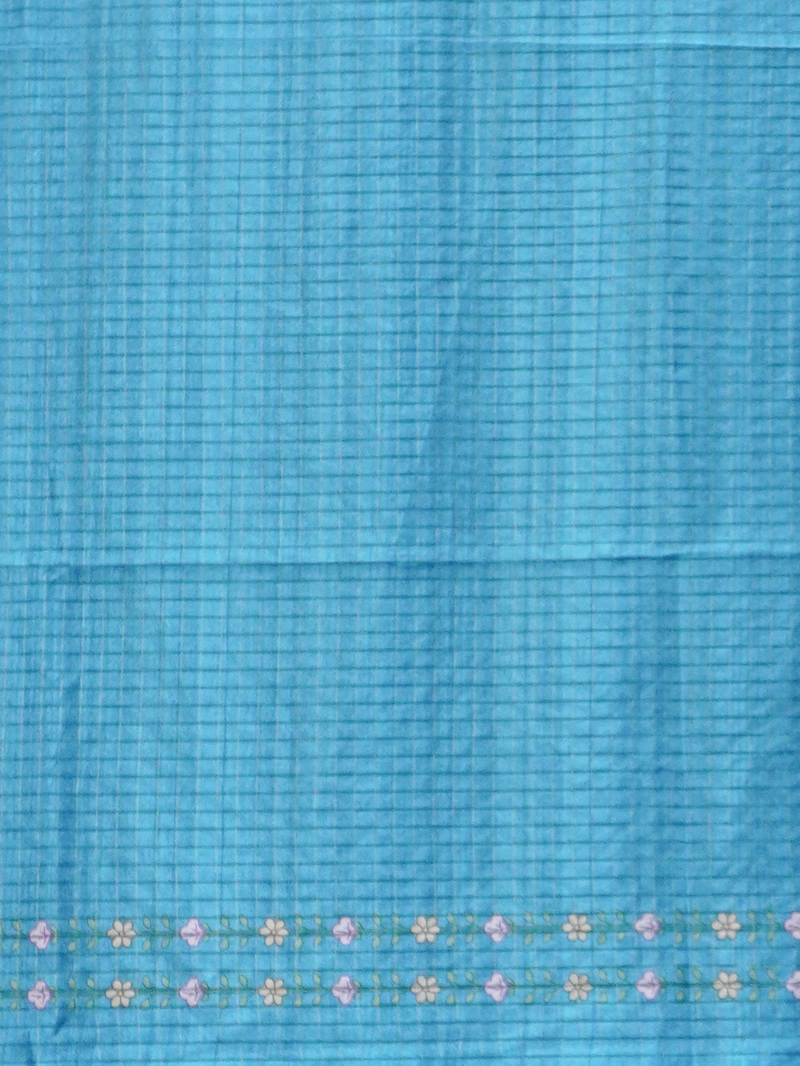 Printed Tussar Saree | TTDS3720