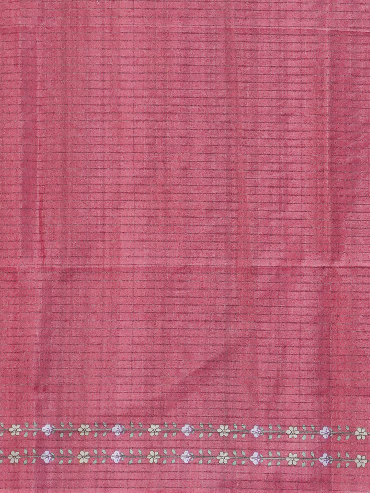 Printed Tussar Saree | TTDS3720