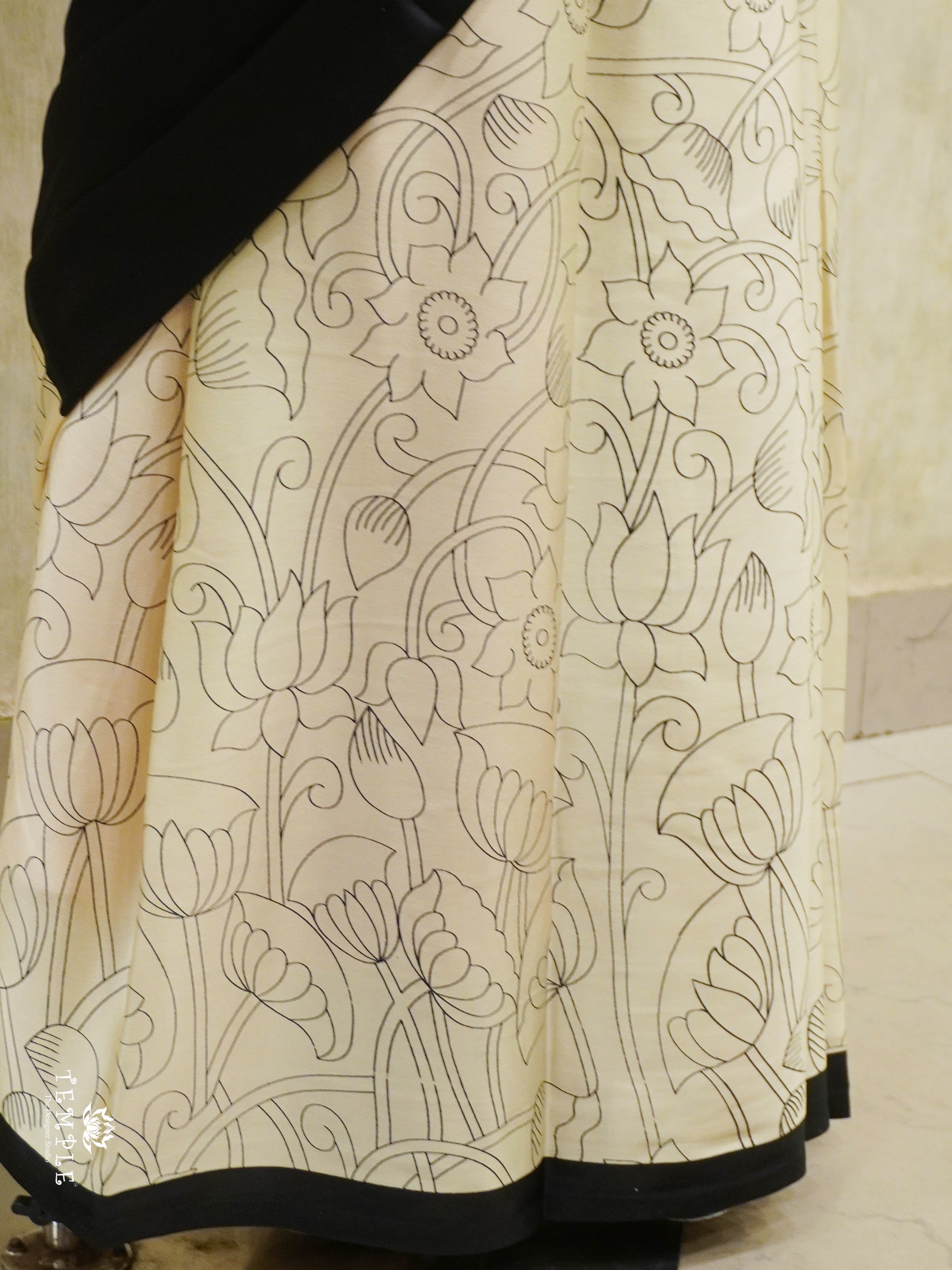 Modal Silk Saree (Half & Half) | TTDS2901