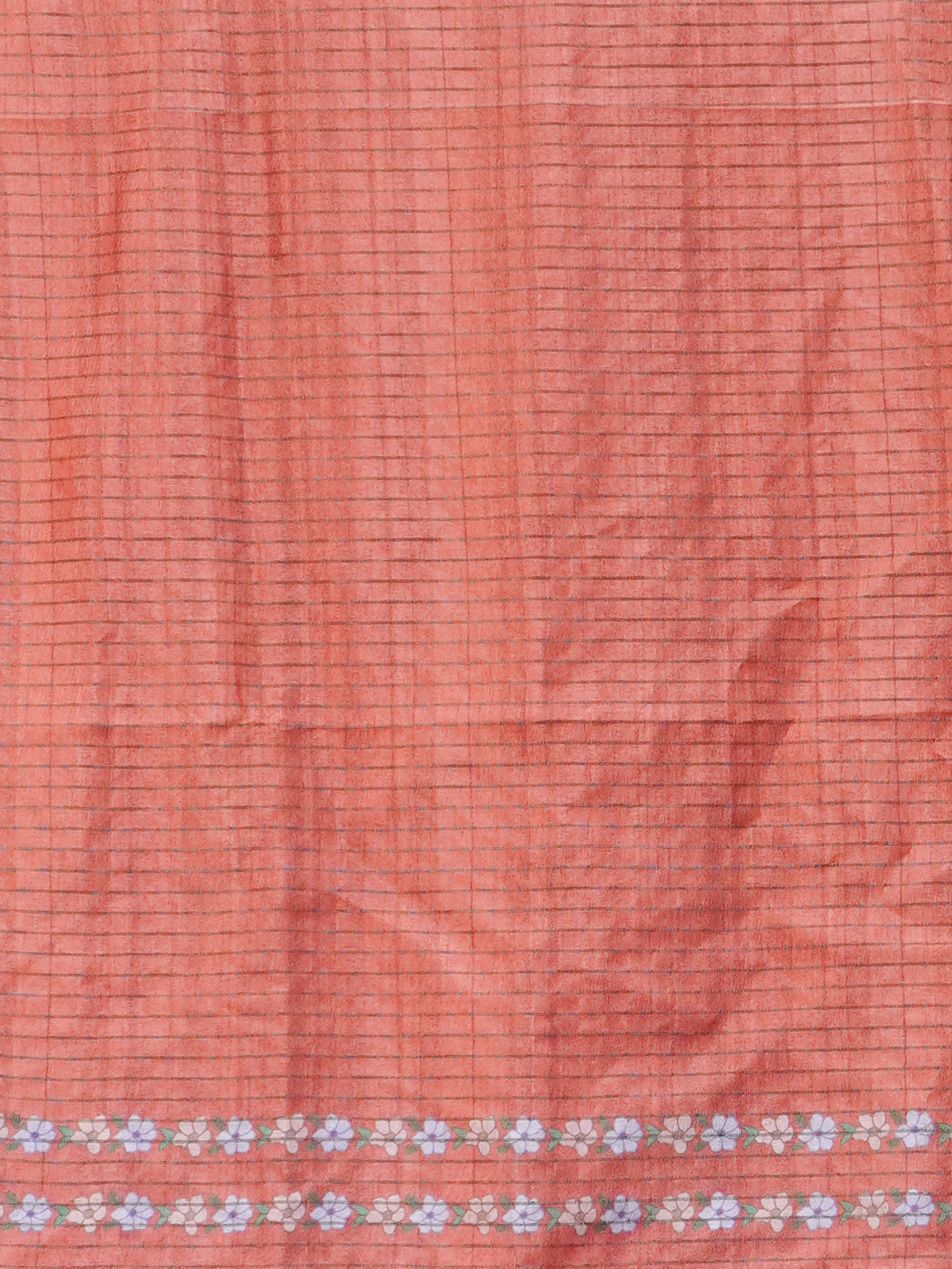 Printed Tussar Saree | TTDS3716