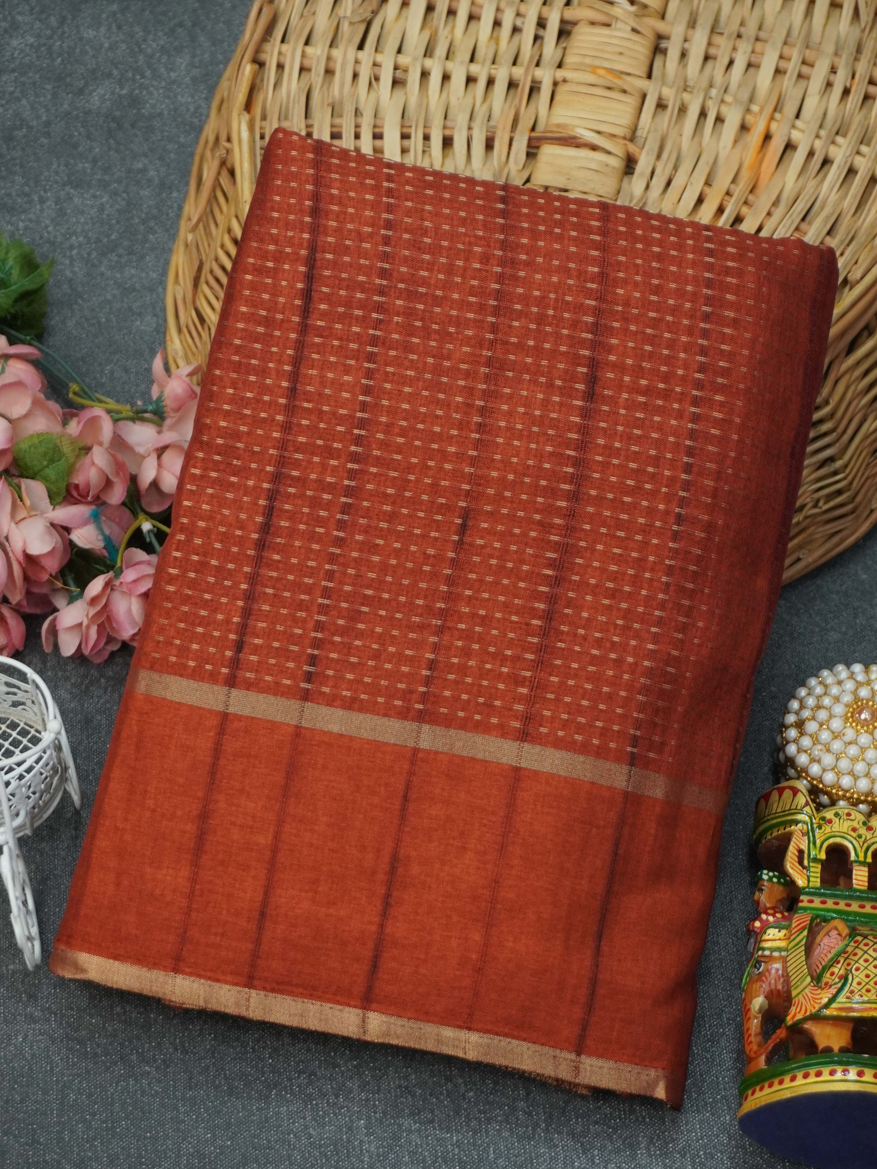Handloom Matka Silk Saree | TTDS3310