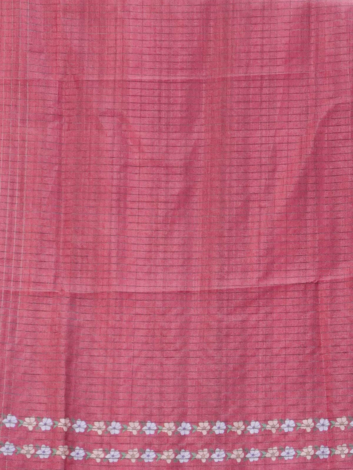 Printed Tussar Saree | TTDS3716