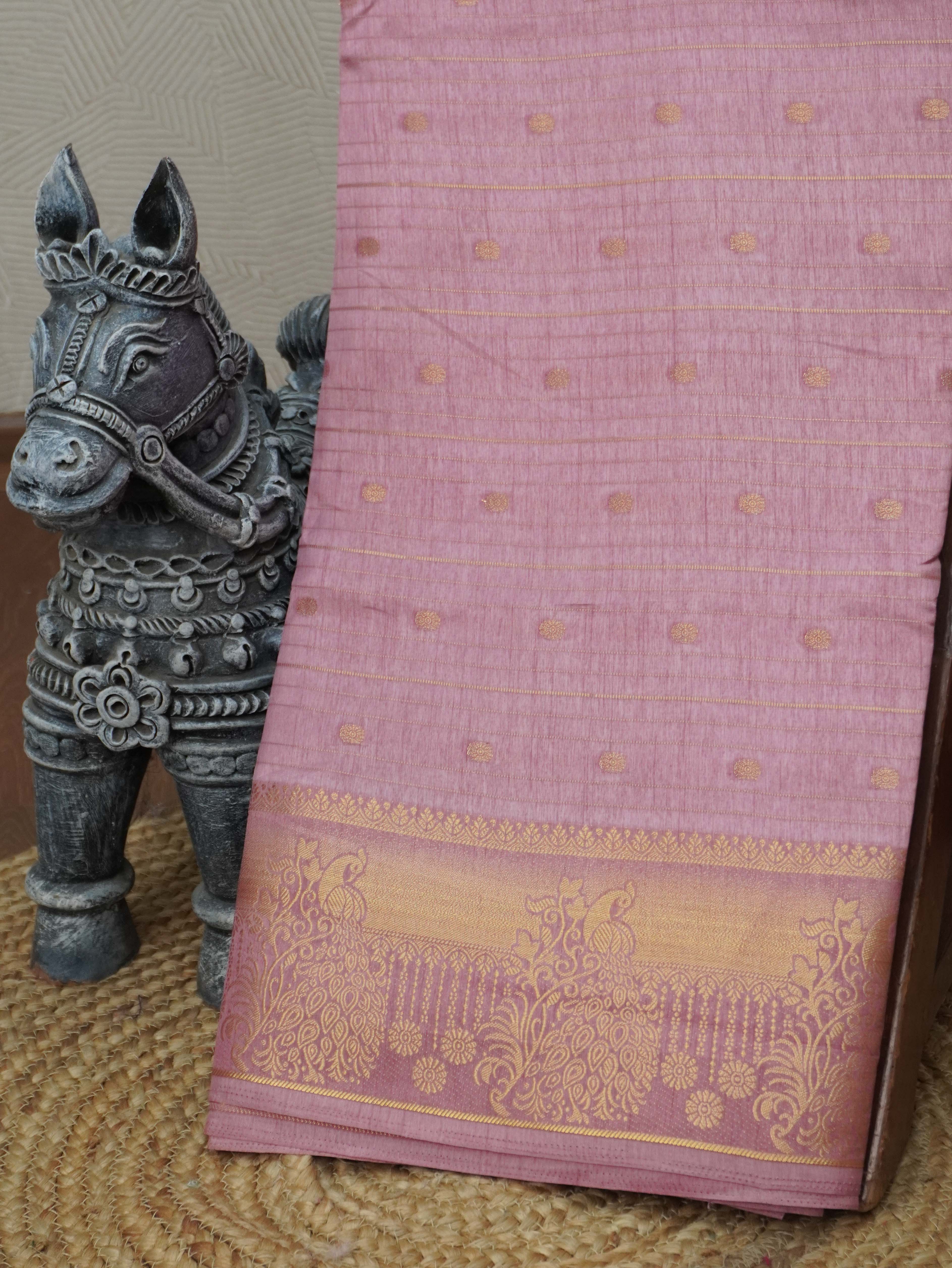 Semi Tussar Silk Saree | TTDS3313