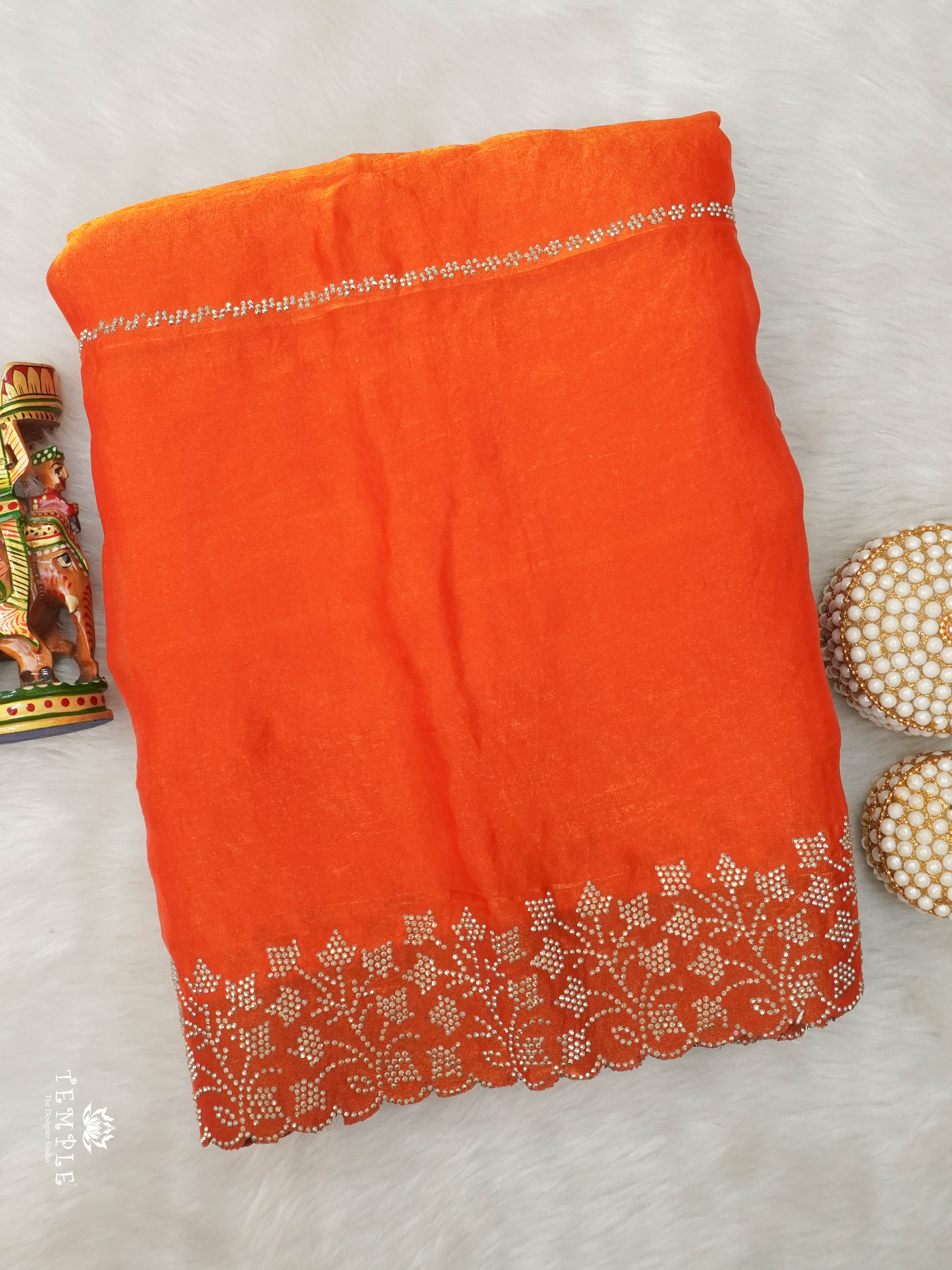 Fendi Organza Sarees | TTDS2906