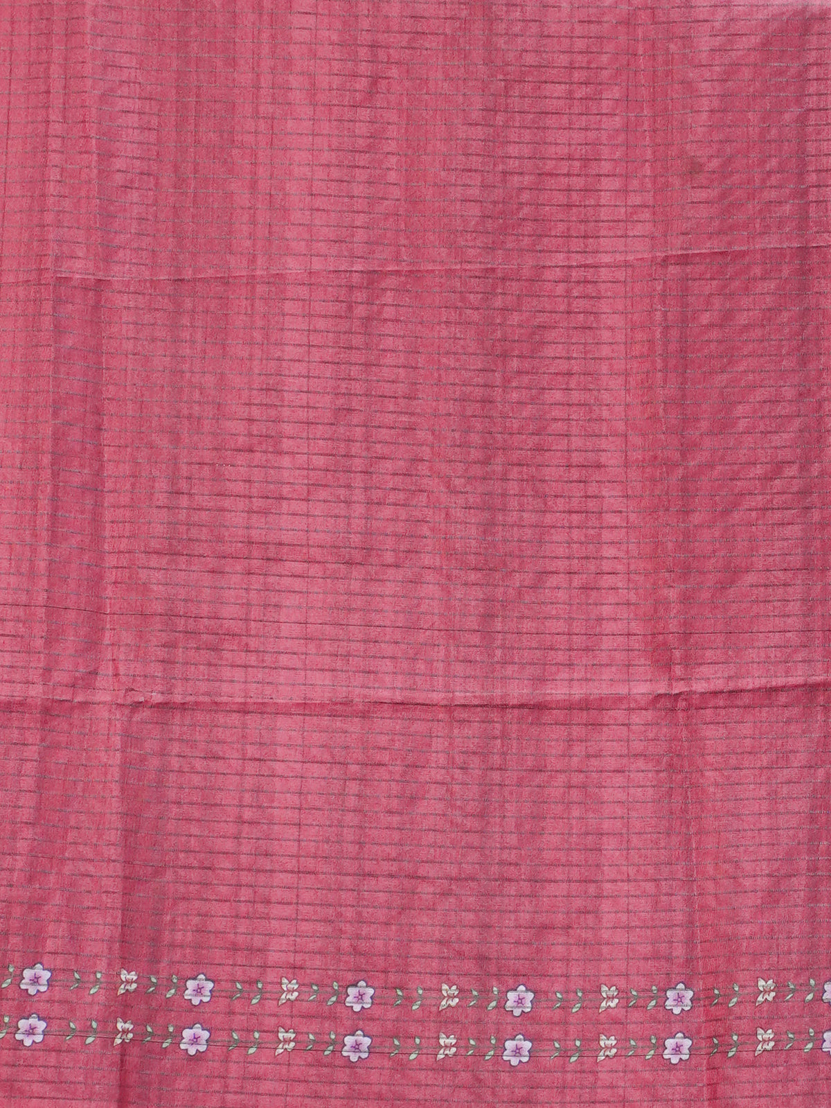 Printed Tussar Saree | TTDS3721
