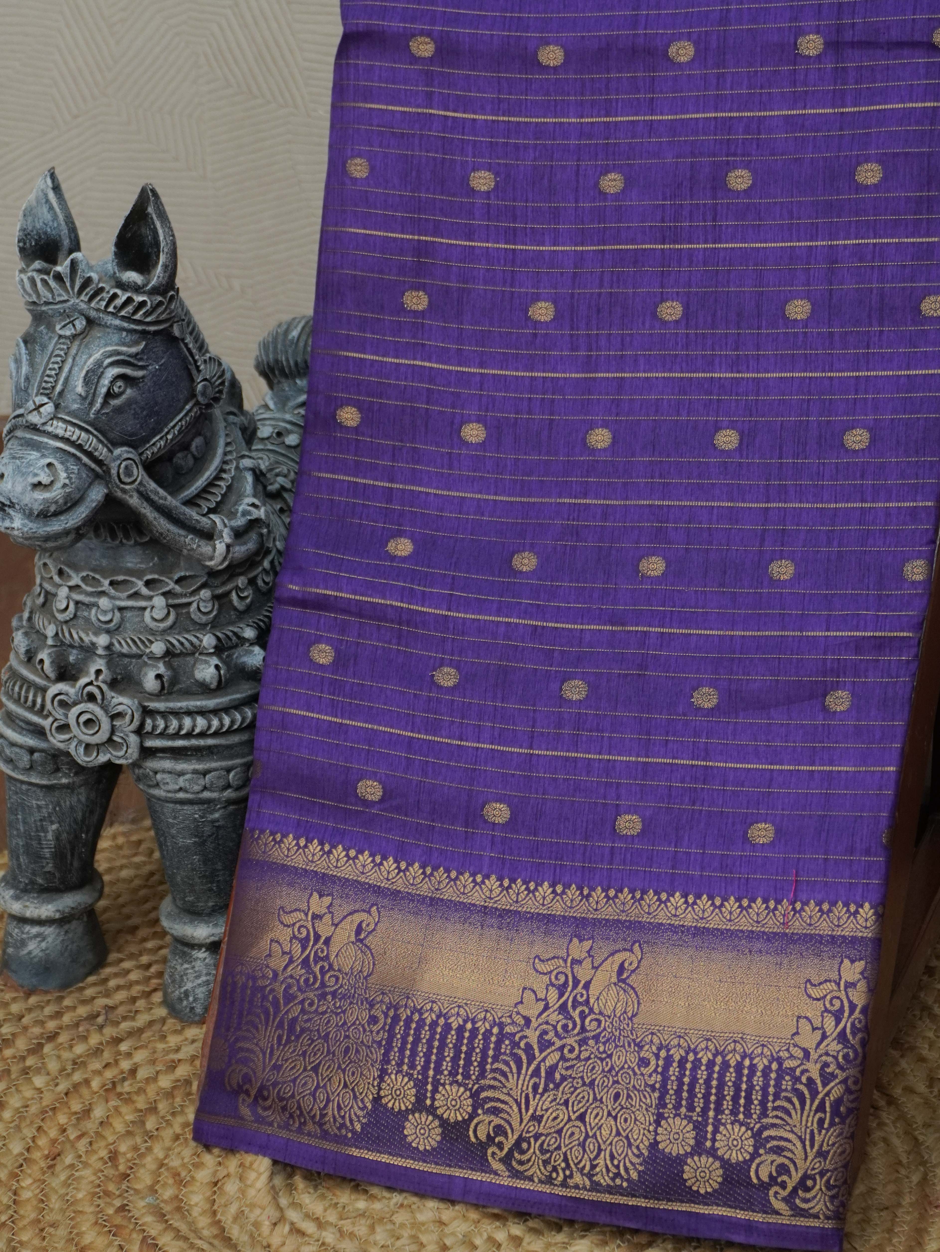 Semi Tussar Silk Saree | TTDS3313