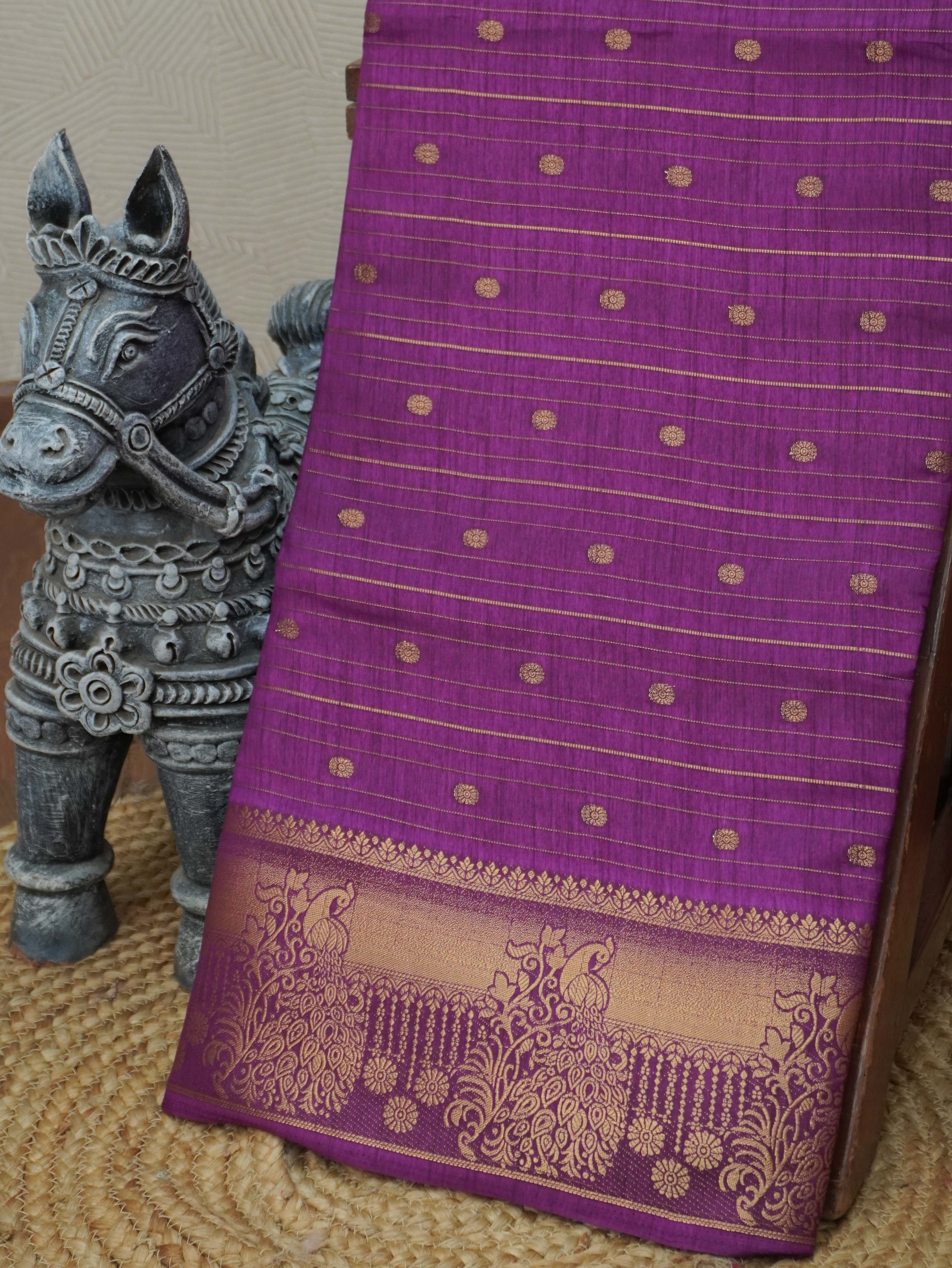 Semi Tussar Silk Saree | TTDS3313