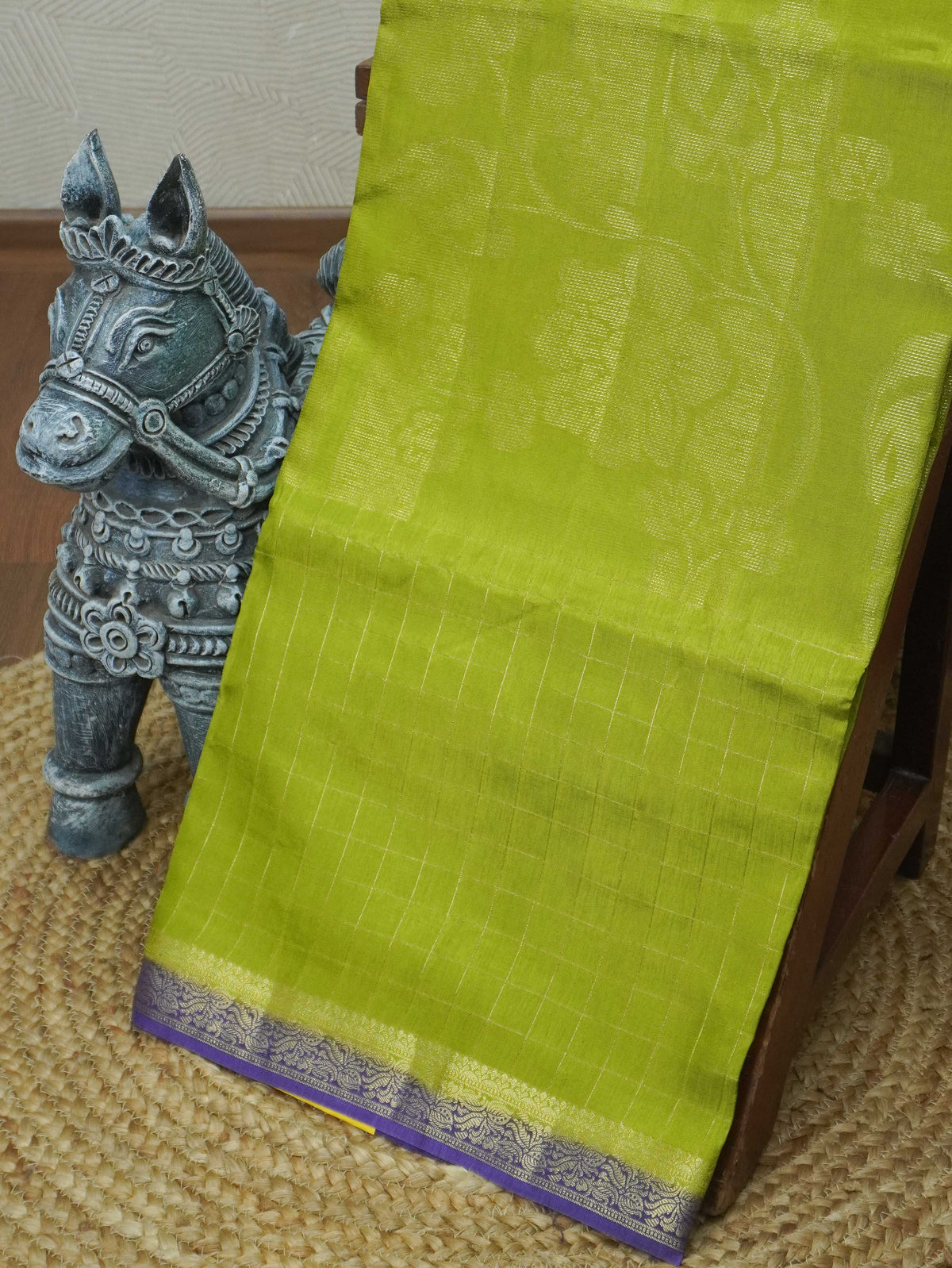 Semi Mysore Silk Saree | TTDS3717