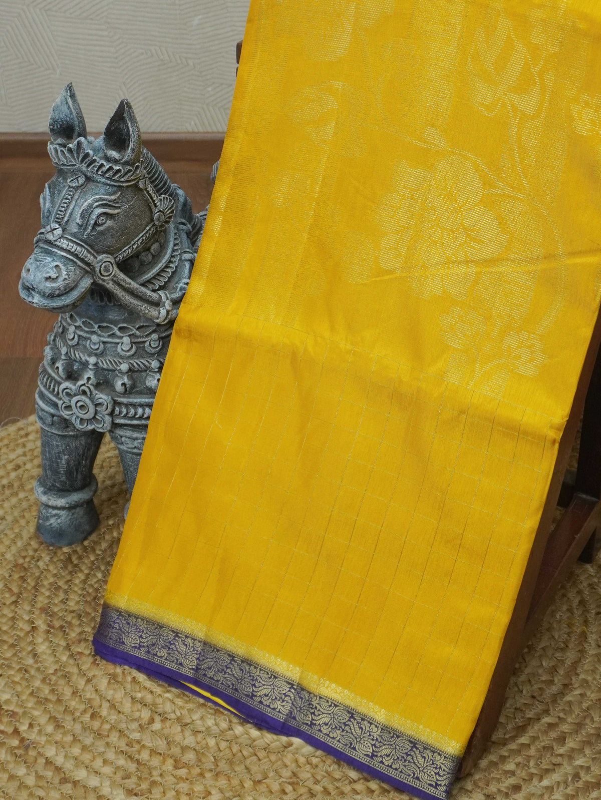 Semi Mysore Silk Saree | TTDS3717