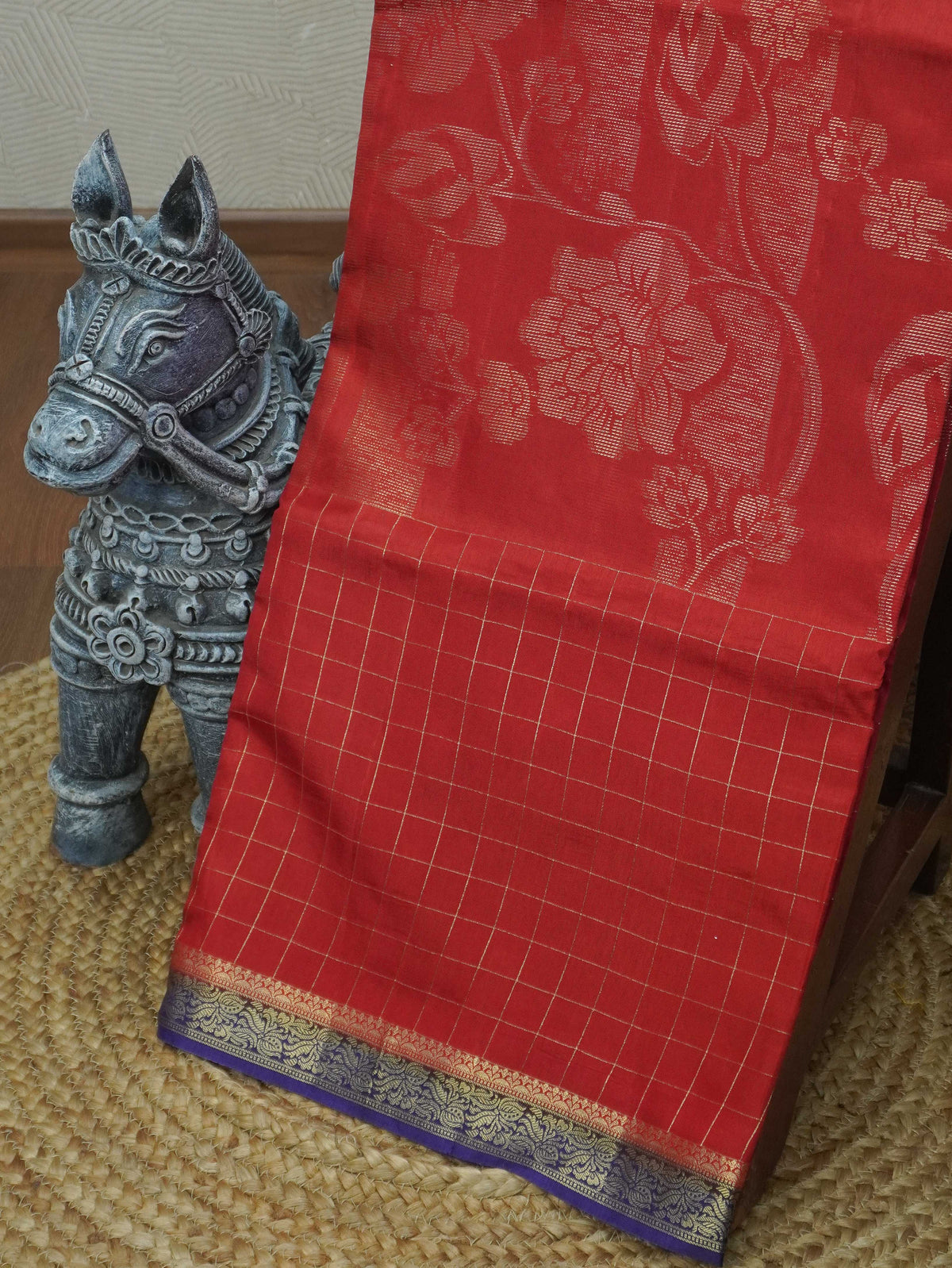 Semi Mysore Silk Saree | TTDS3717