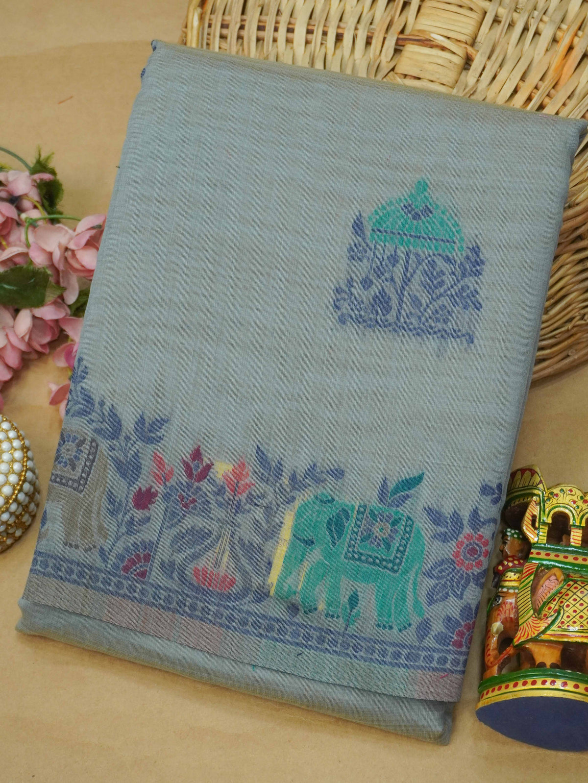 Sambalpuri Cotton Saree | TTDS3728