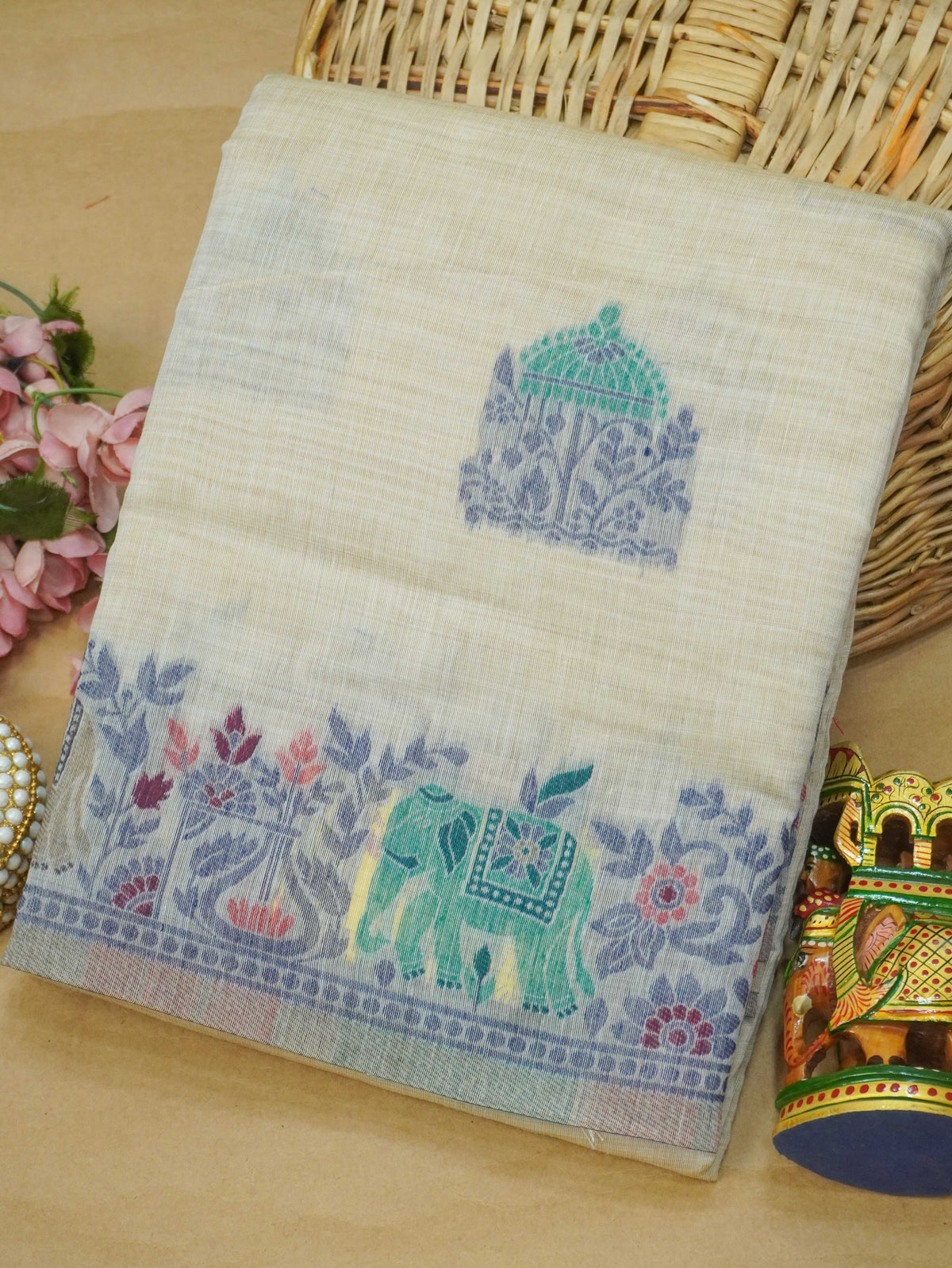 Sambalpuri Cotton Saree | TTDS3728