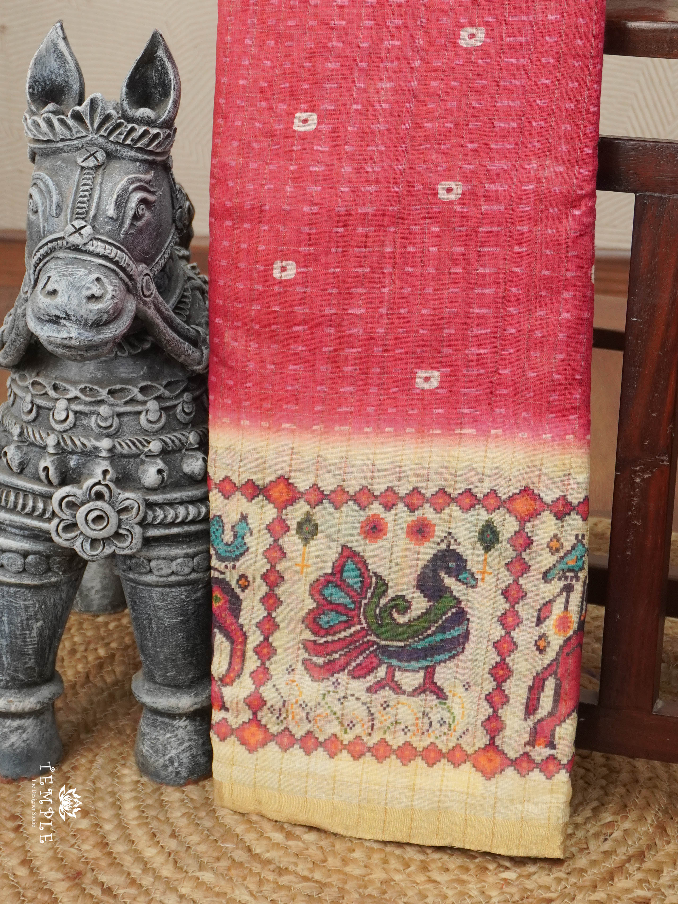 Linen Cotton Saree | TTDS2910