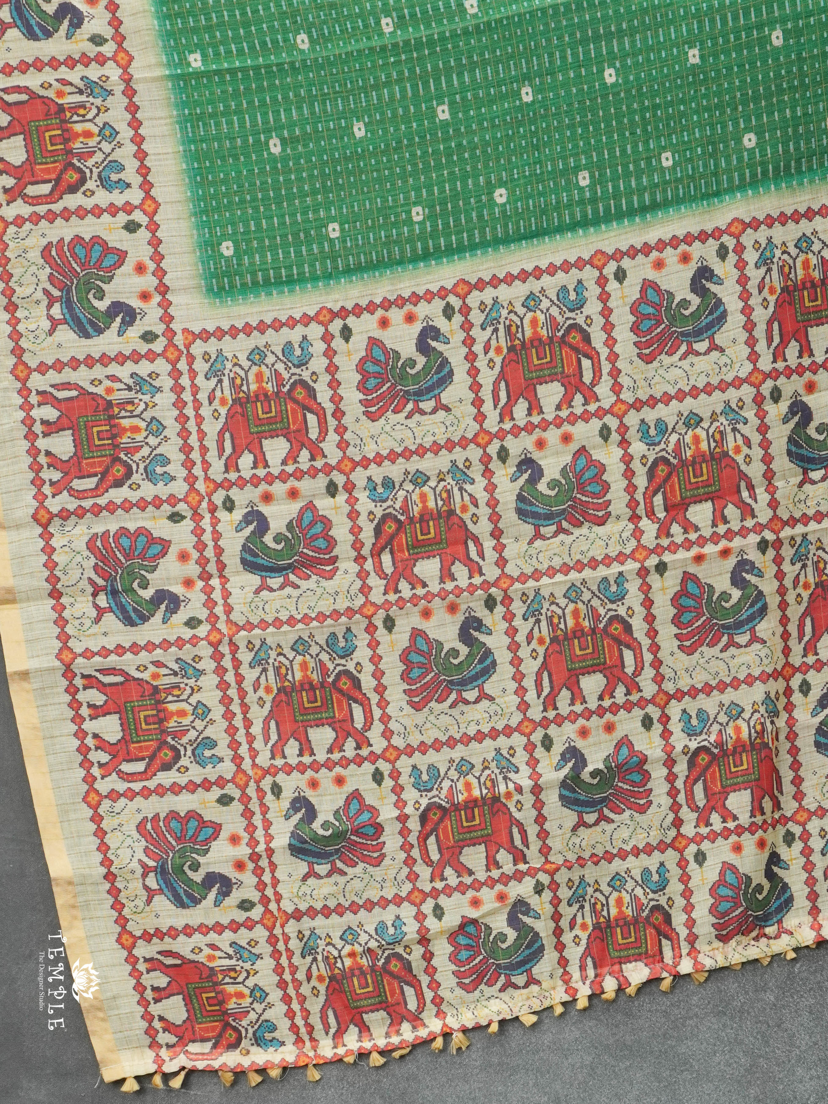 Linen Cotton Saree | TTDS2910