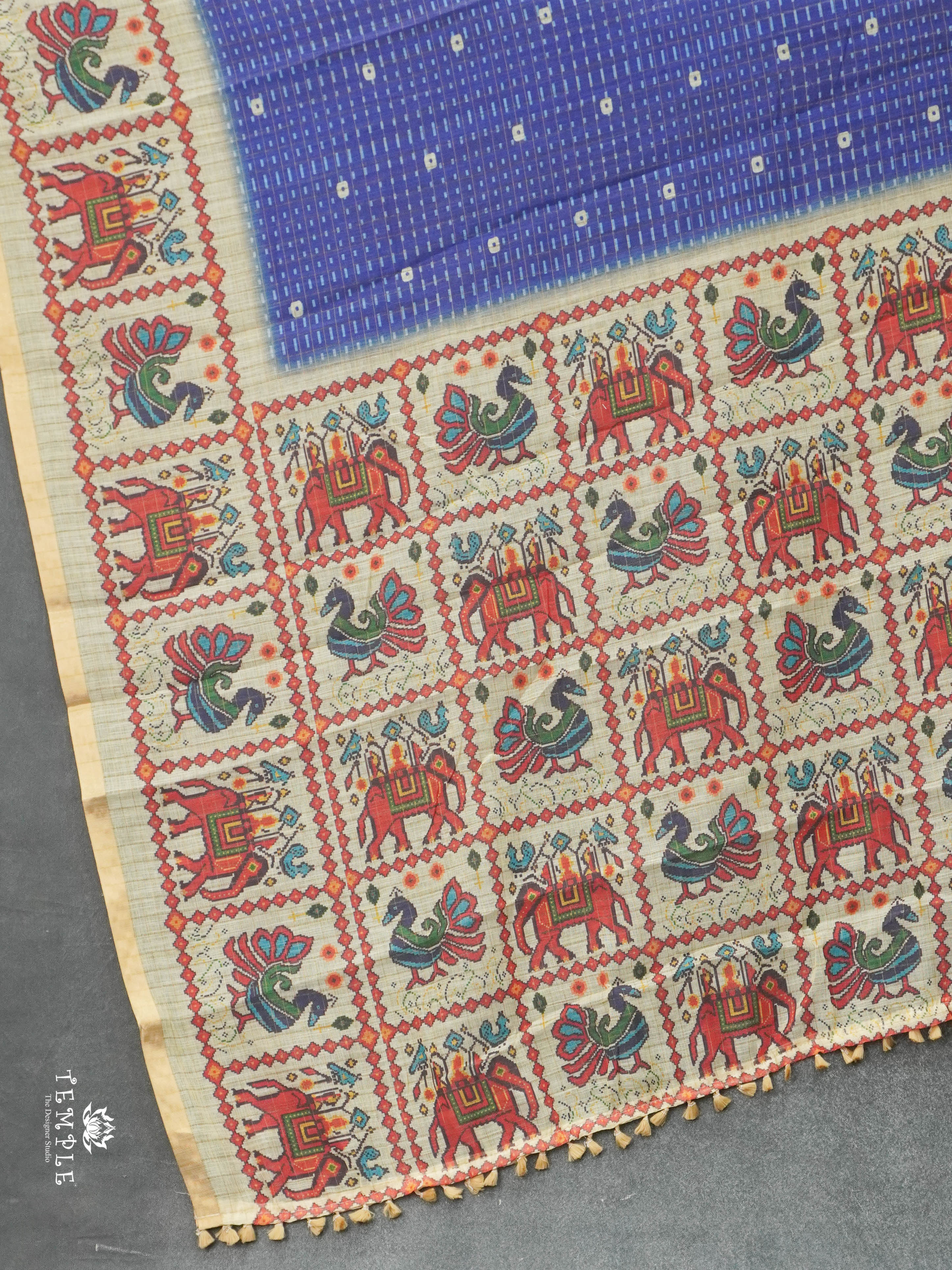 Linen Cotton Saree | TTDS2910