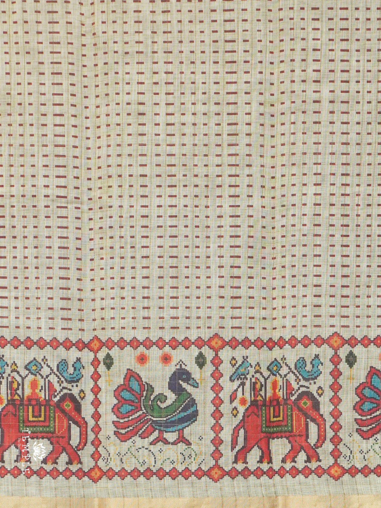 Linen Cotton Saree | TTDS2910