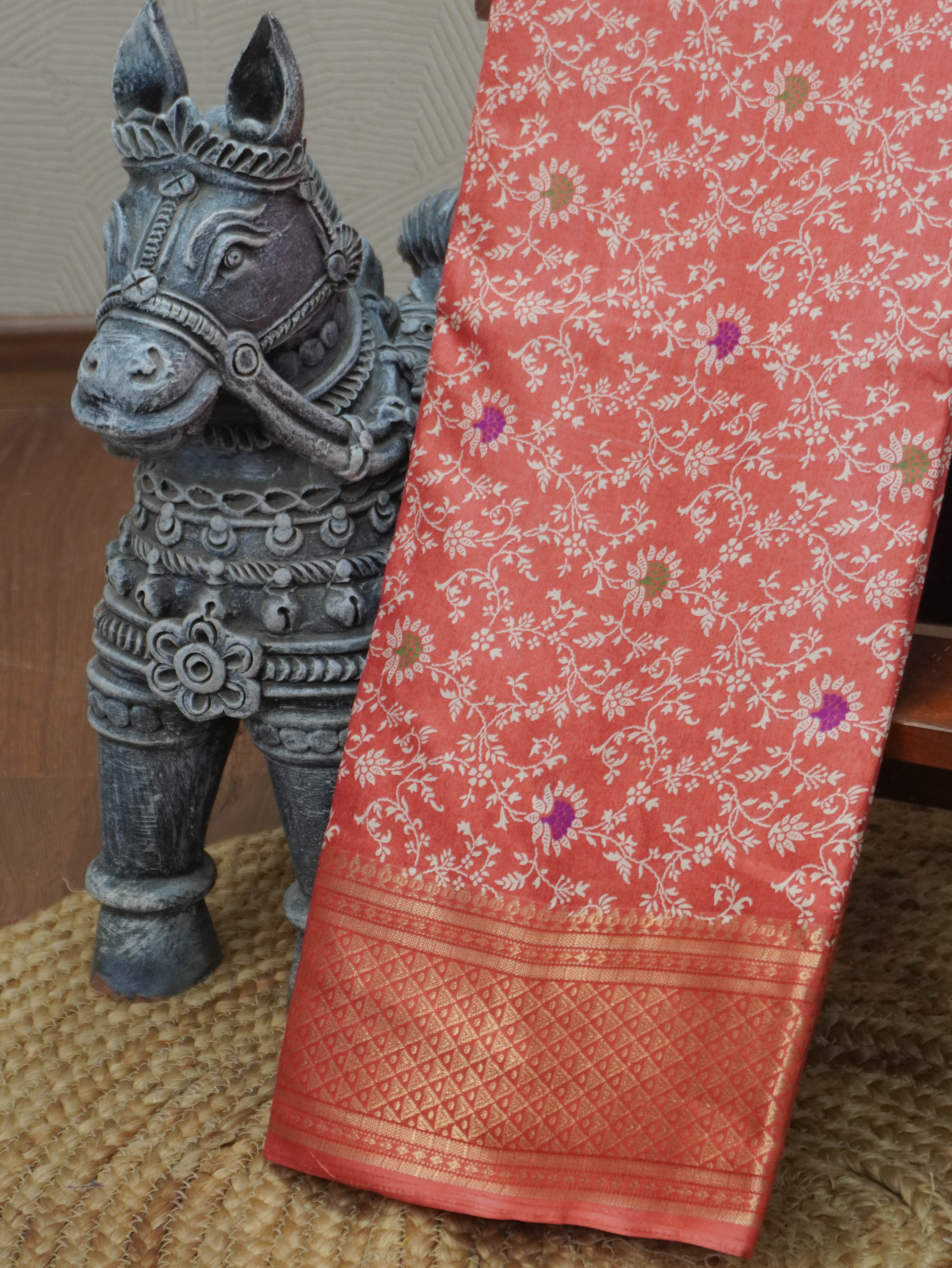 Printed Dola Saree | TTDS3314