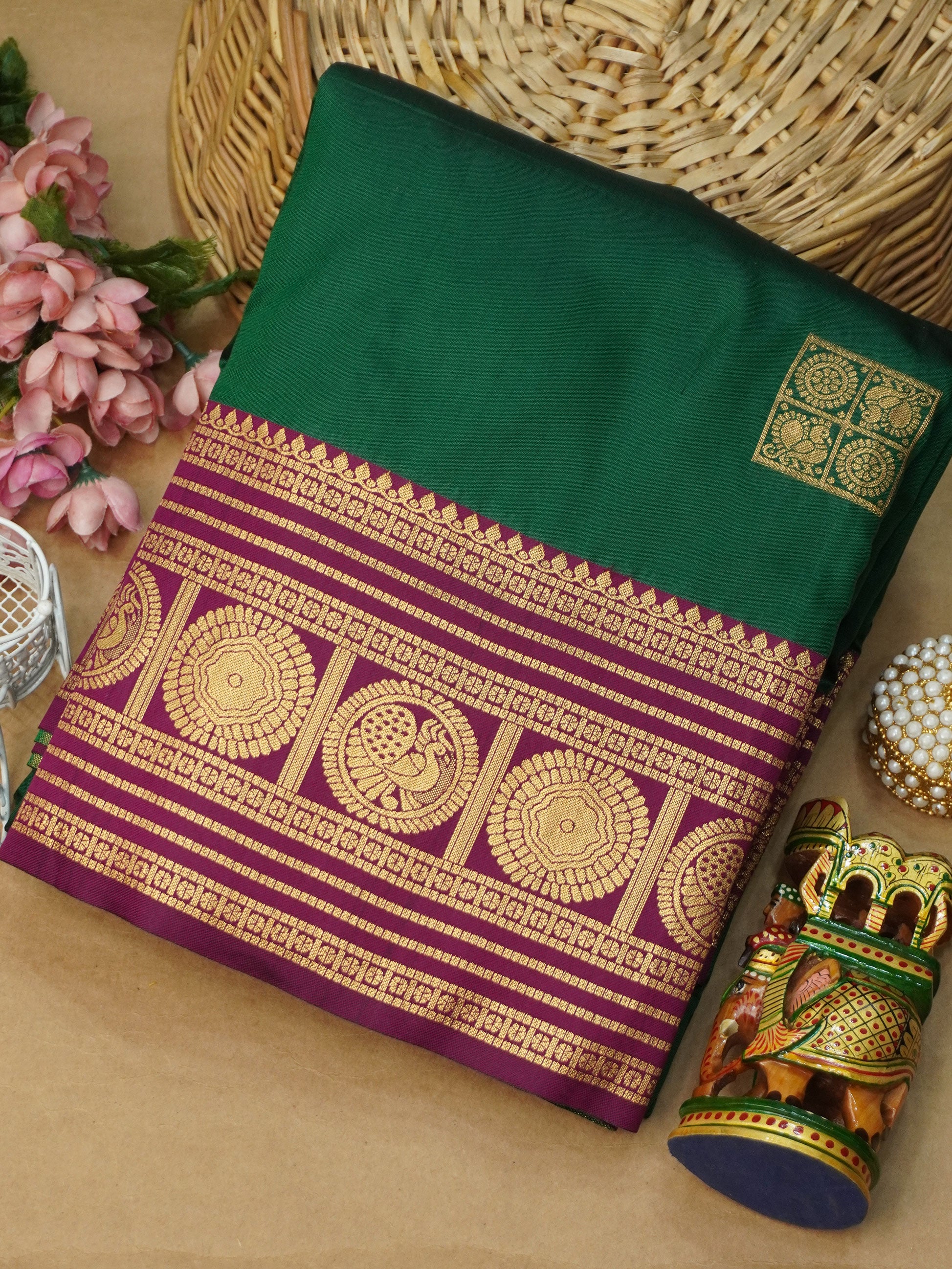 Semi Silk Saree | TTDS3319