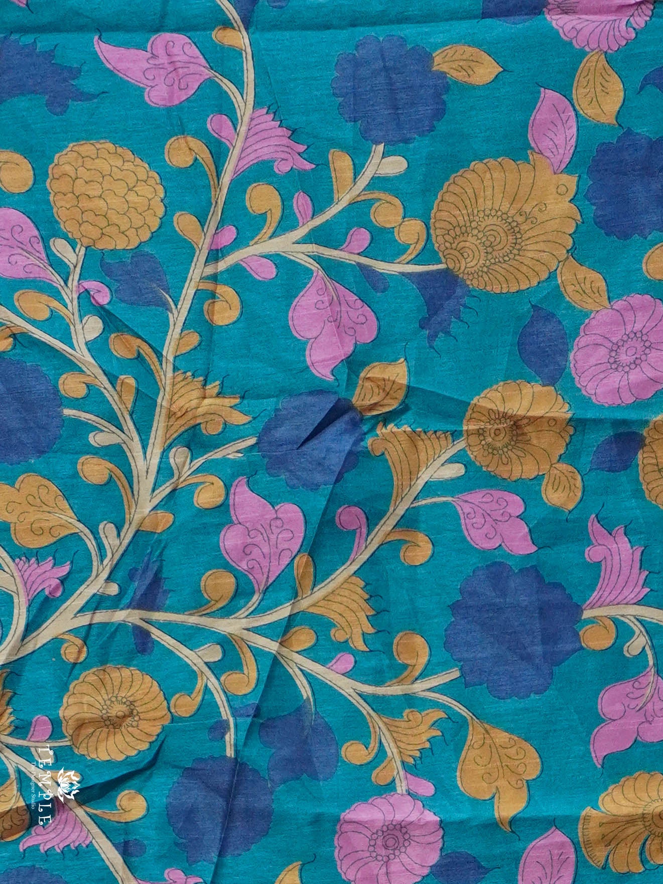 Printed Tussar Saree | TTDS2914