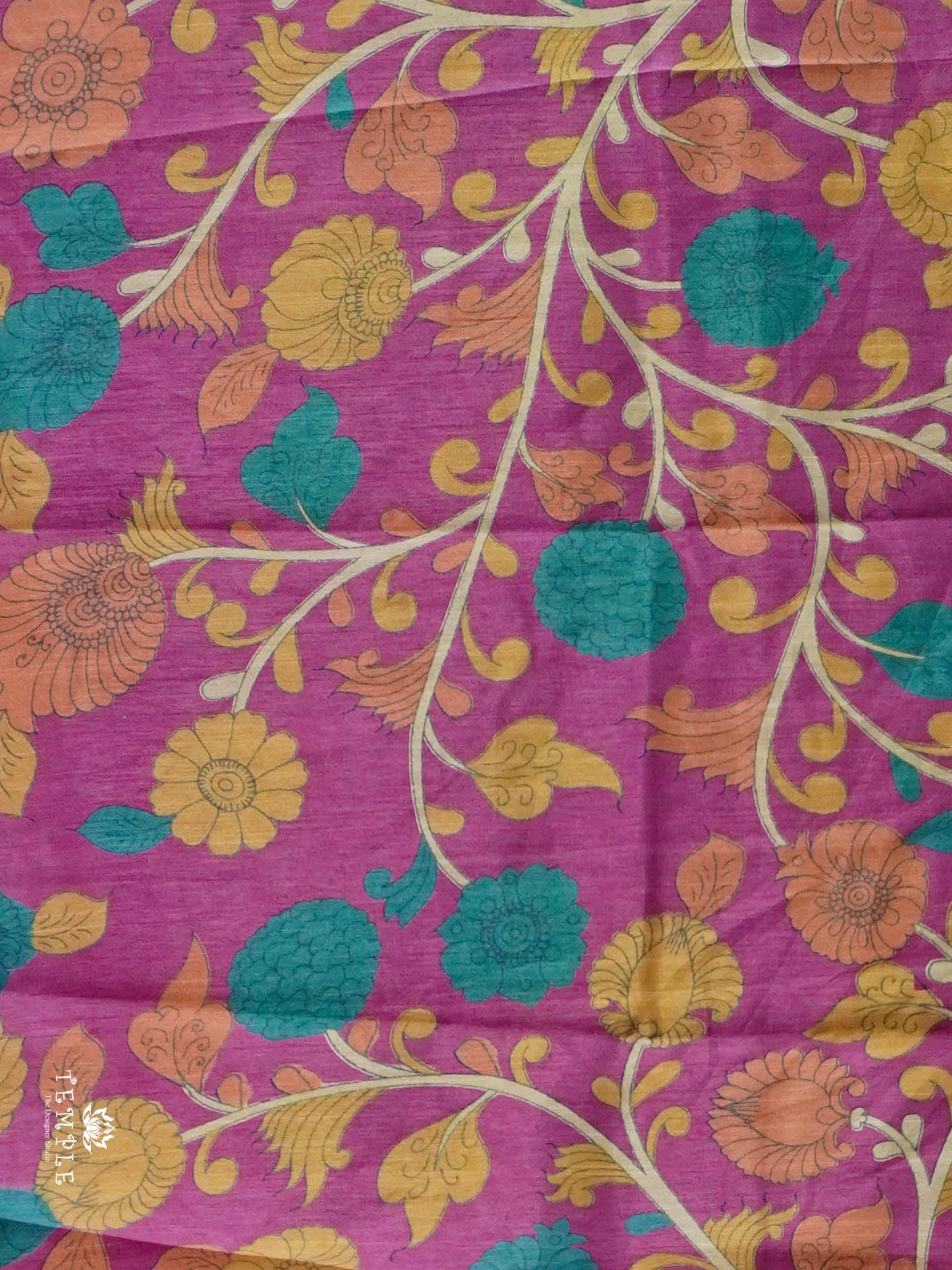 Printed Tussar Saree | TTDS2914