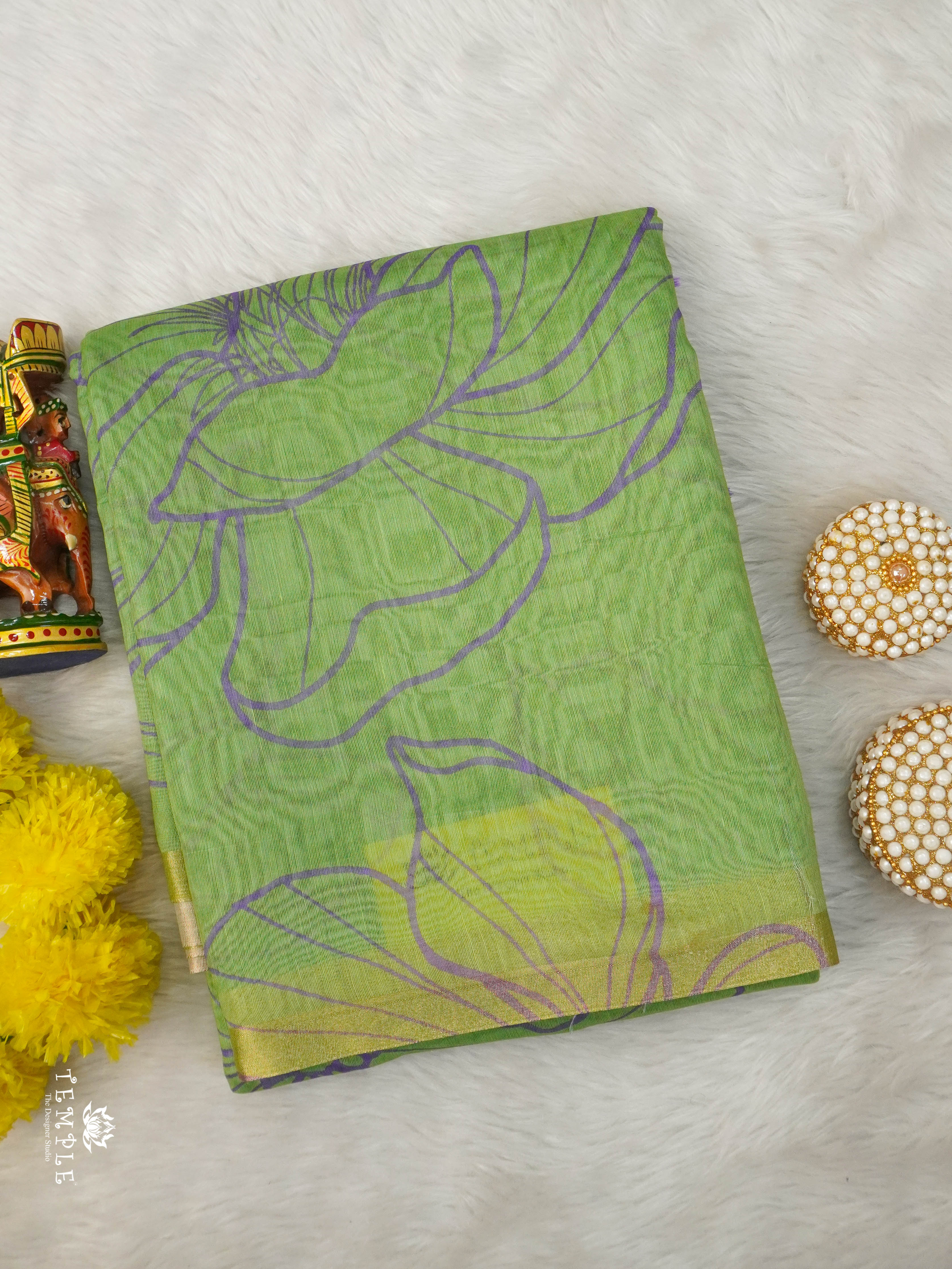 Chanderi Cotton Saree | TTDS2918