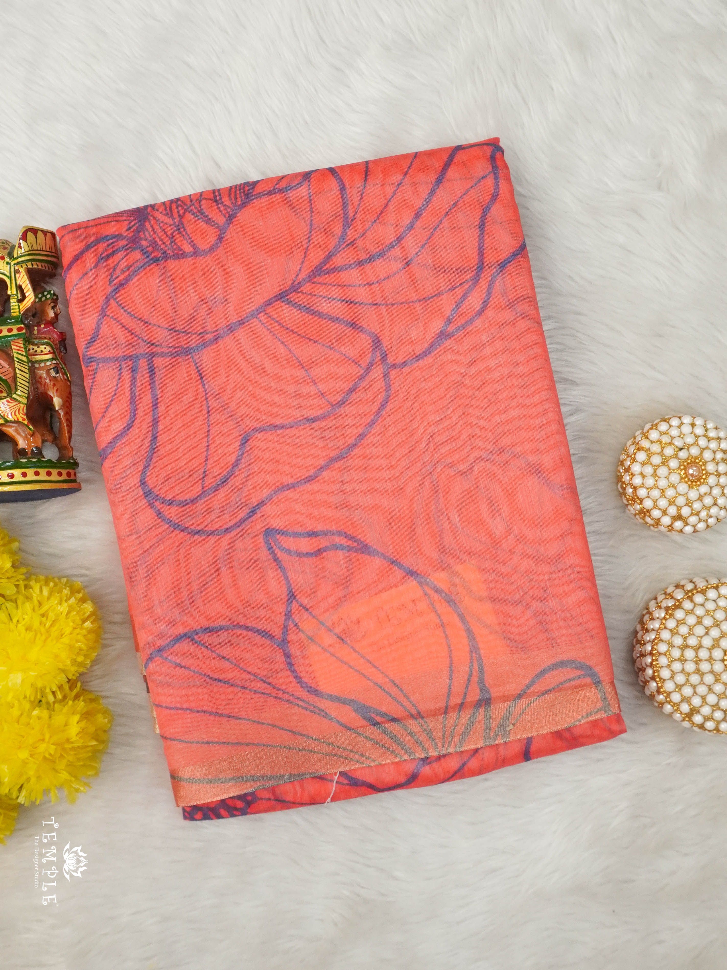 Chanderi Cotton Saree | TTDS2918