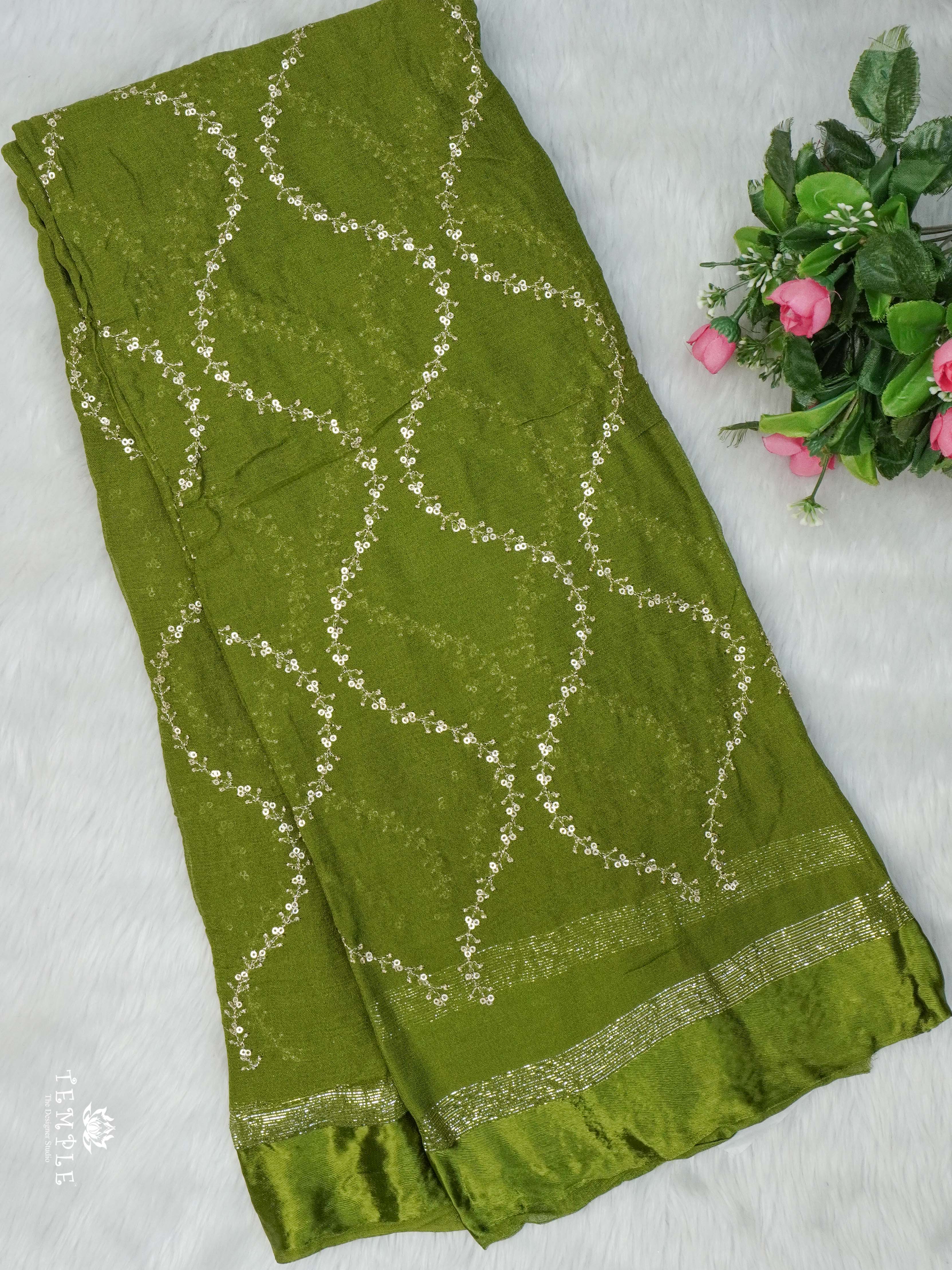 Designer Georgette Saree | TTDS2382