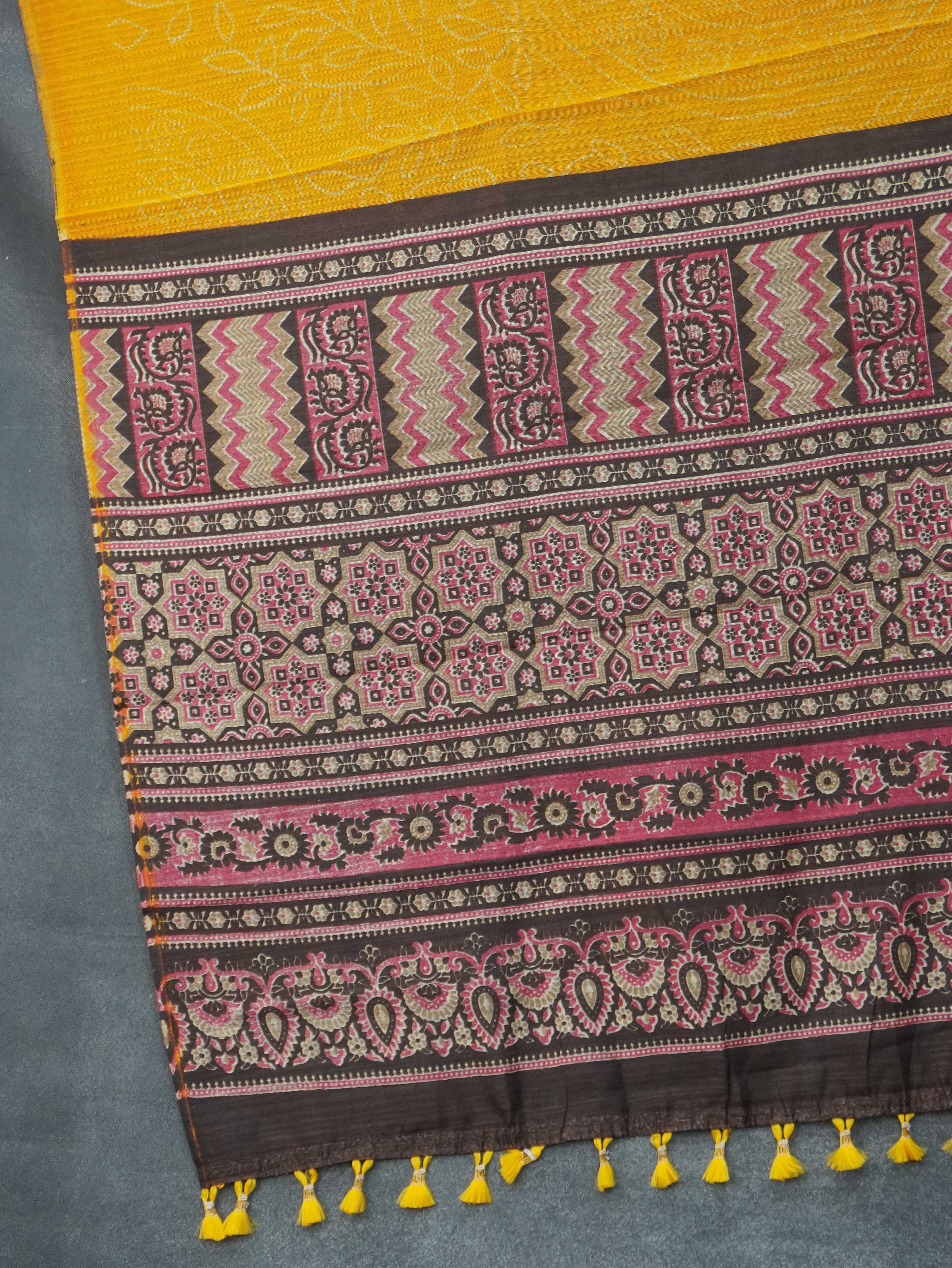 Bamboo Silk Saree | TTDS3323