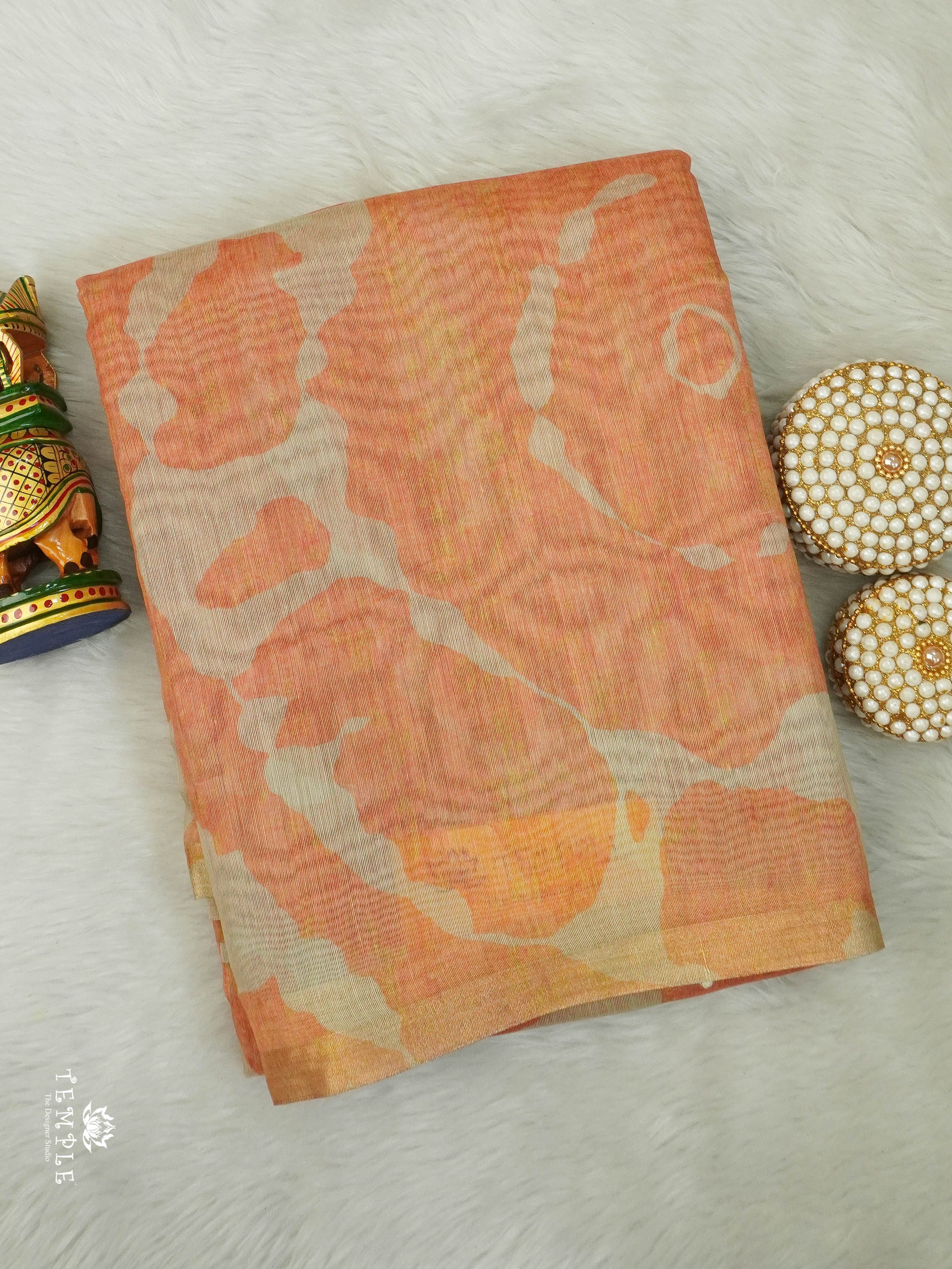 Chanderi Cotton Saree | TTDS2921