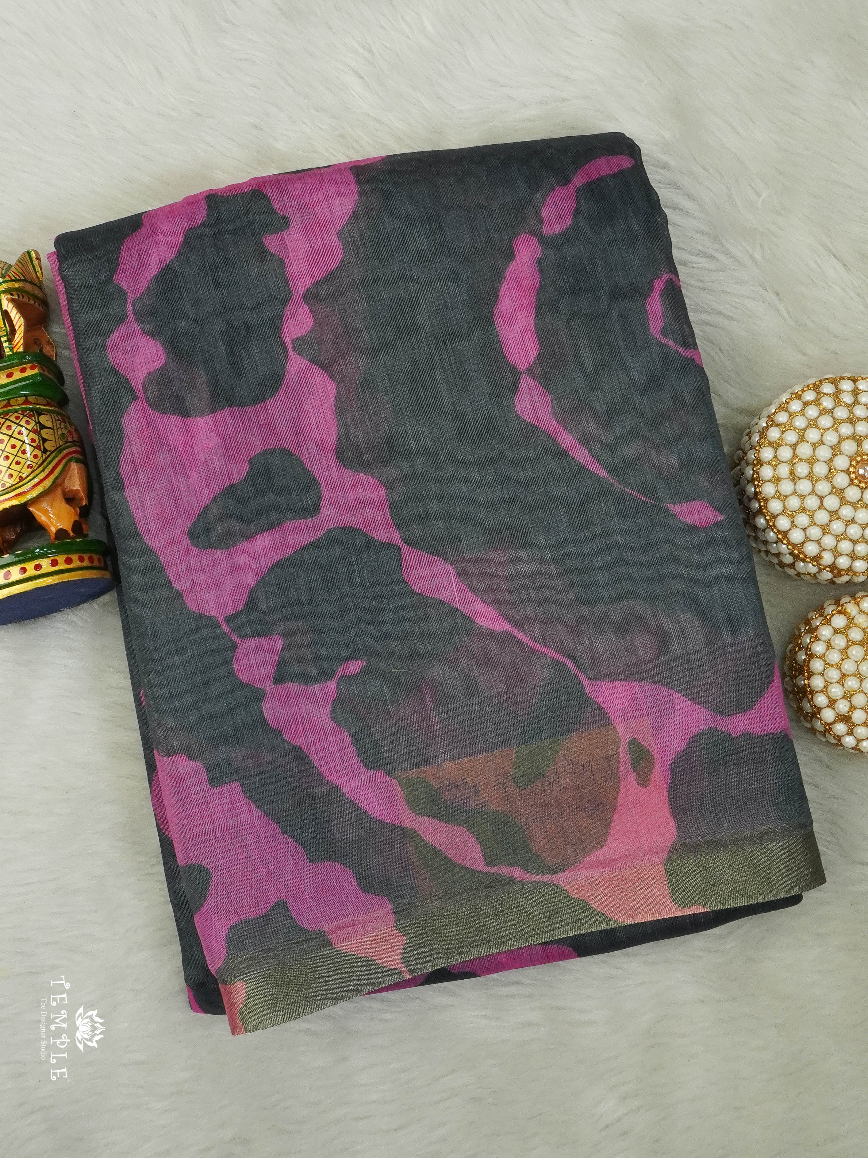 Chanderi Cotton Saree | TTDS2921