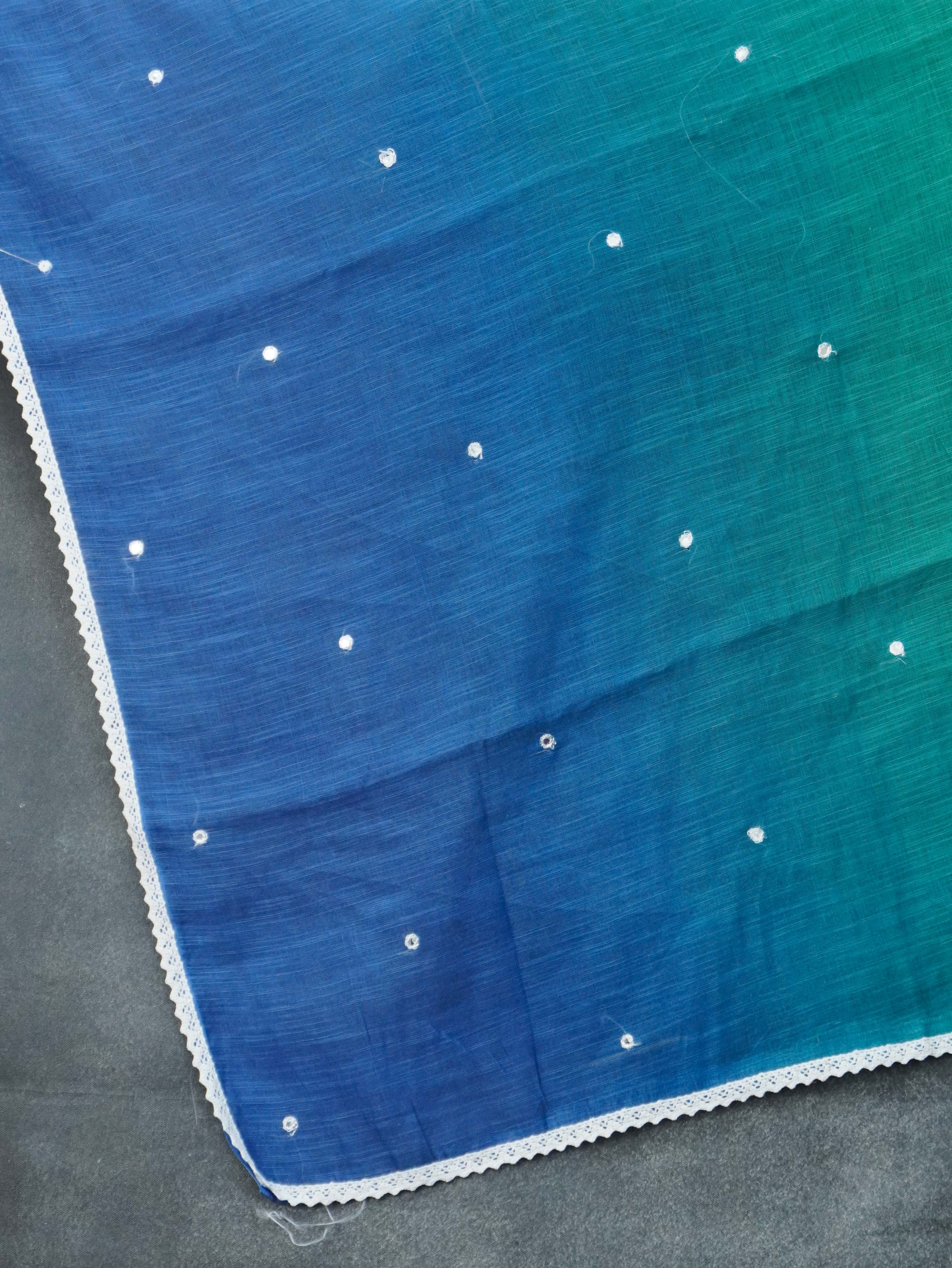 Linen Cotton Saree | TTDS3321