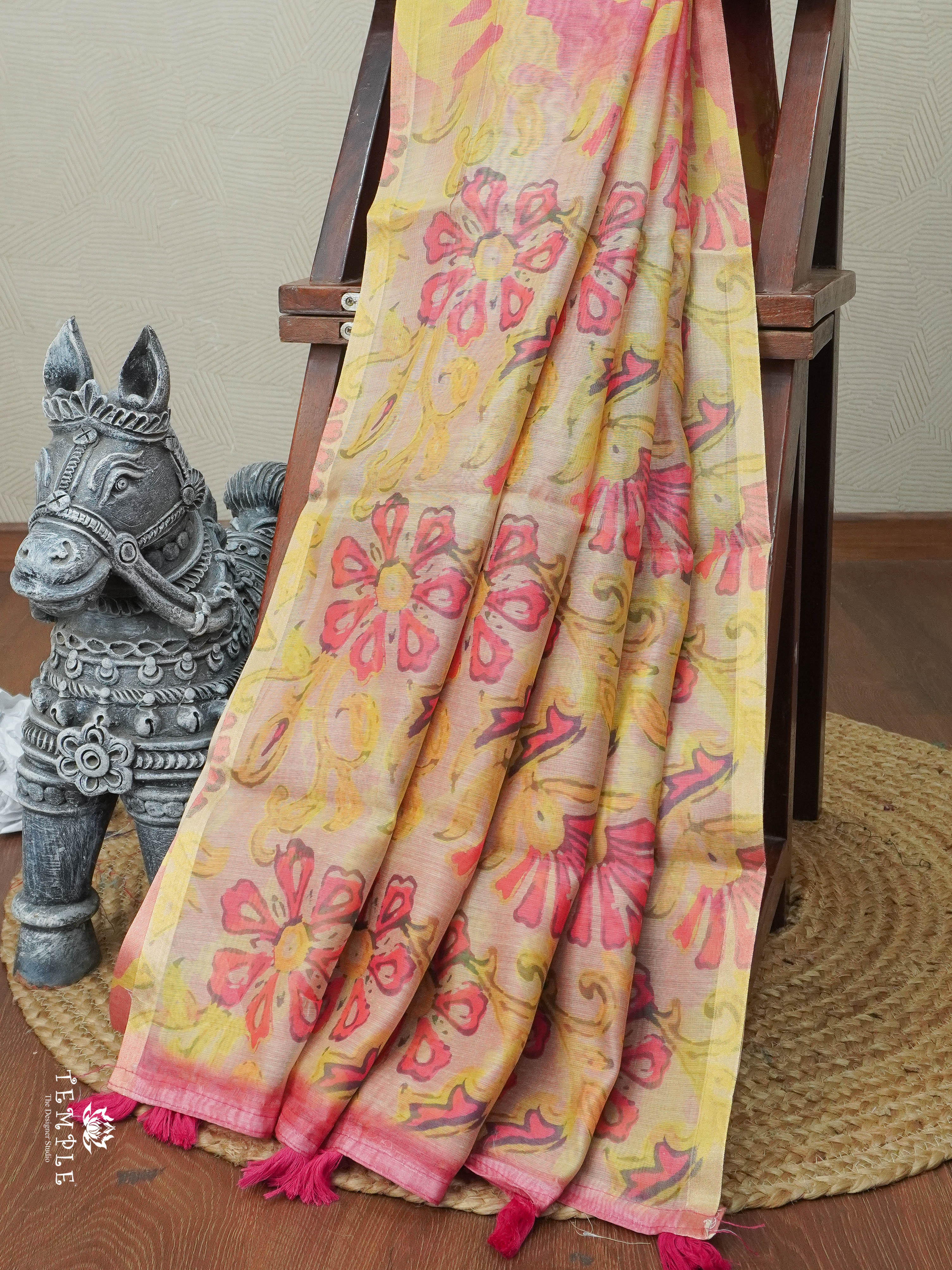 Chanderi Cotton Saree | TTDS2921