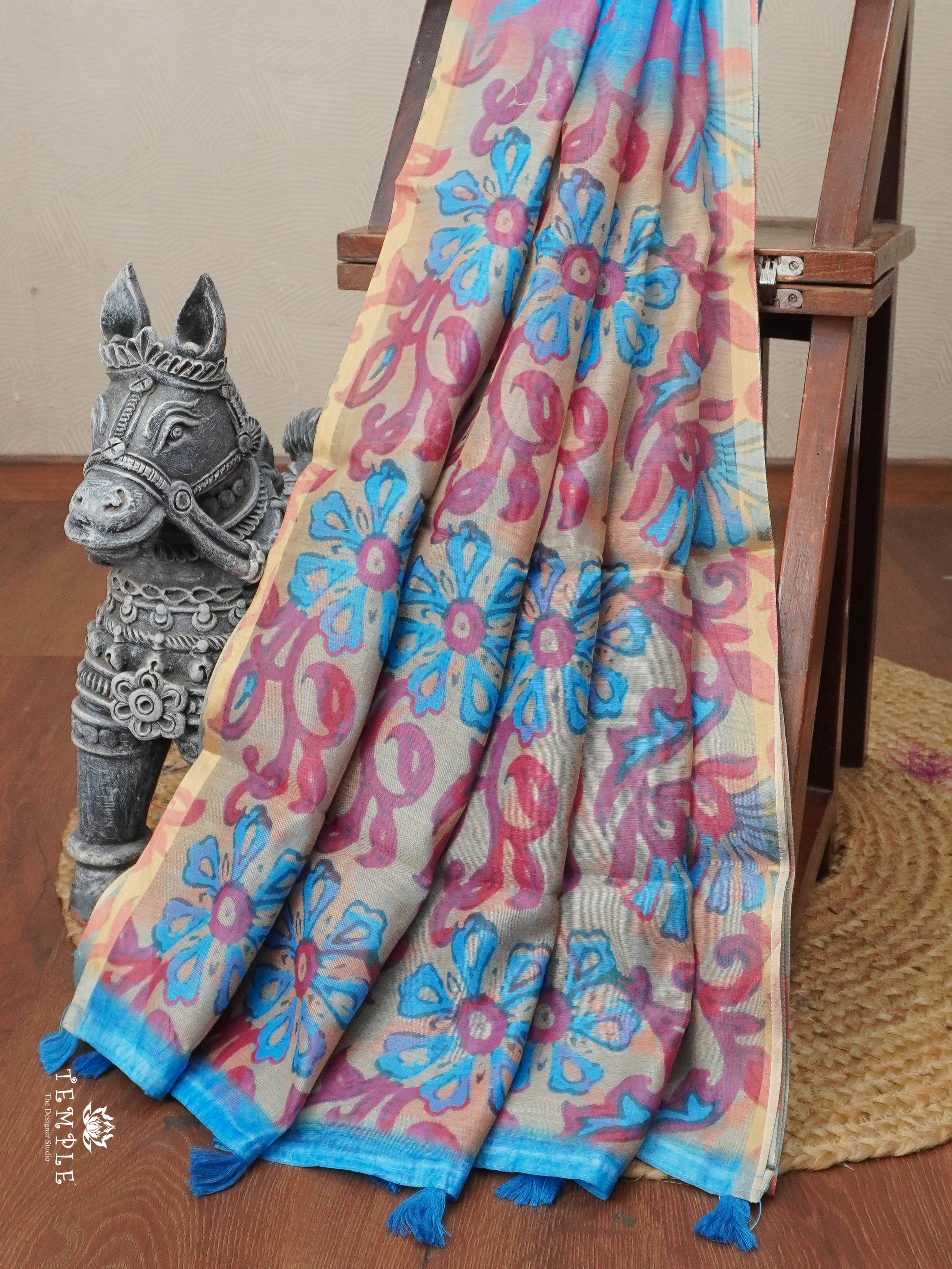 Chanderi Cotton Saree | TTDS2921